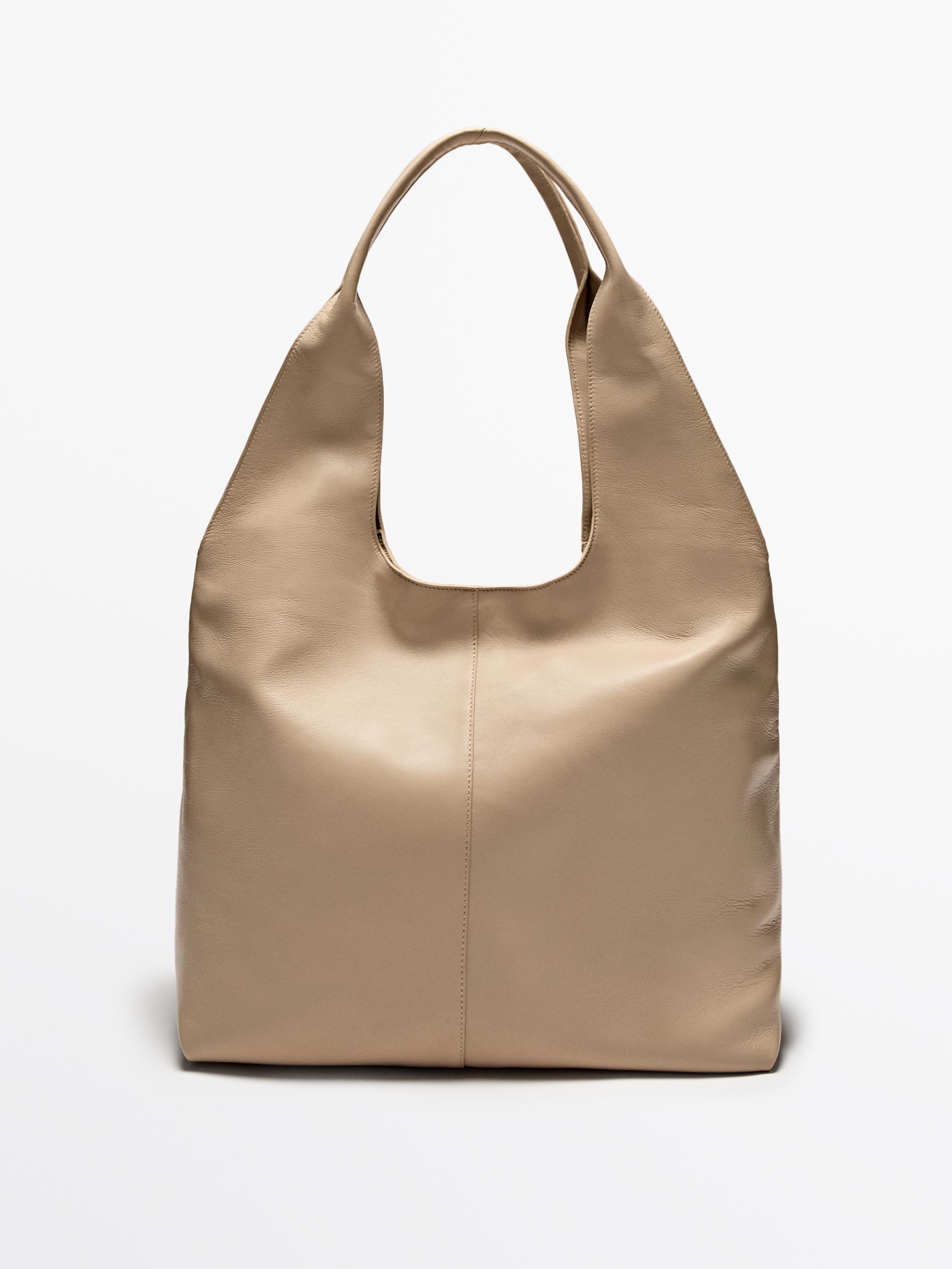 Nappa leather tote bag