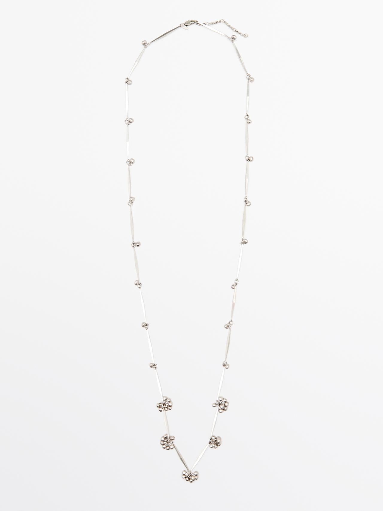 Collana A Catena Metallica - Argento - 01 - Massimo Dutti - Femminile