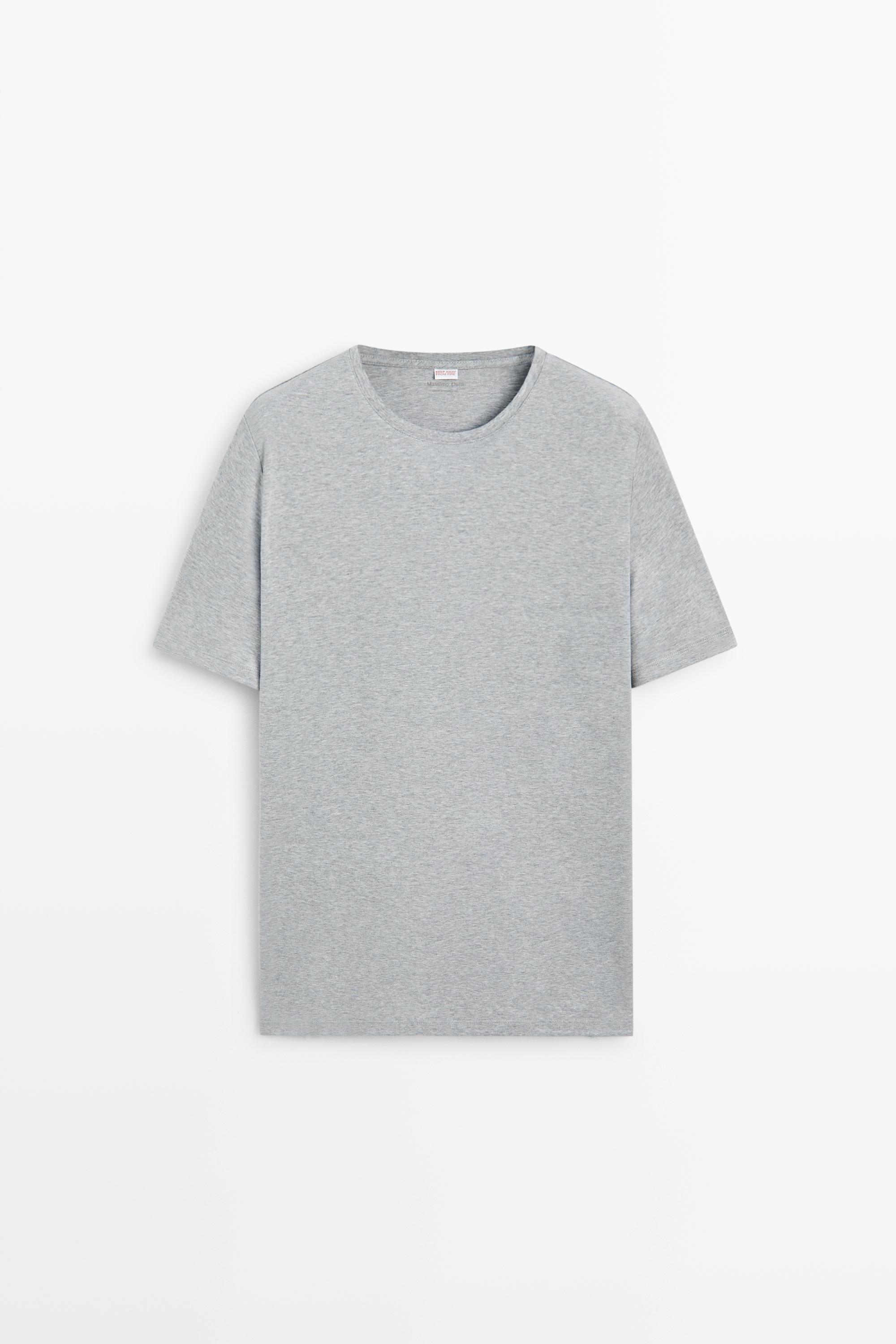 Short sleeve pyjama top and striped trousers — NAVY BLUE
