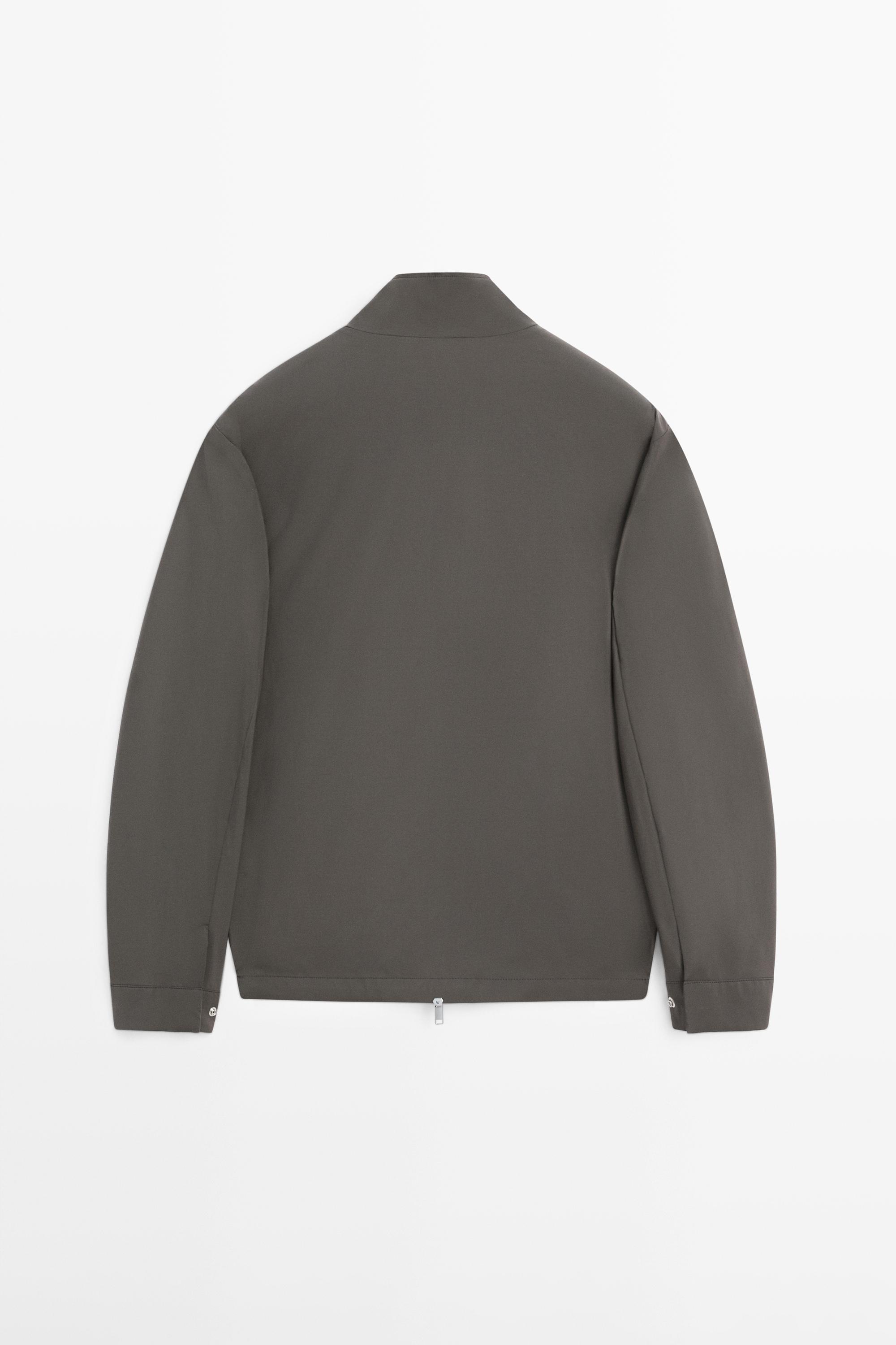 Two-way stretch fabric jacket — GREEN