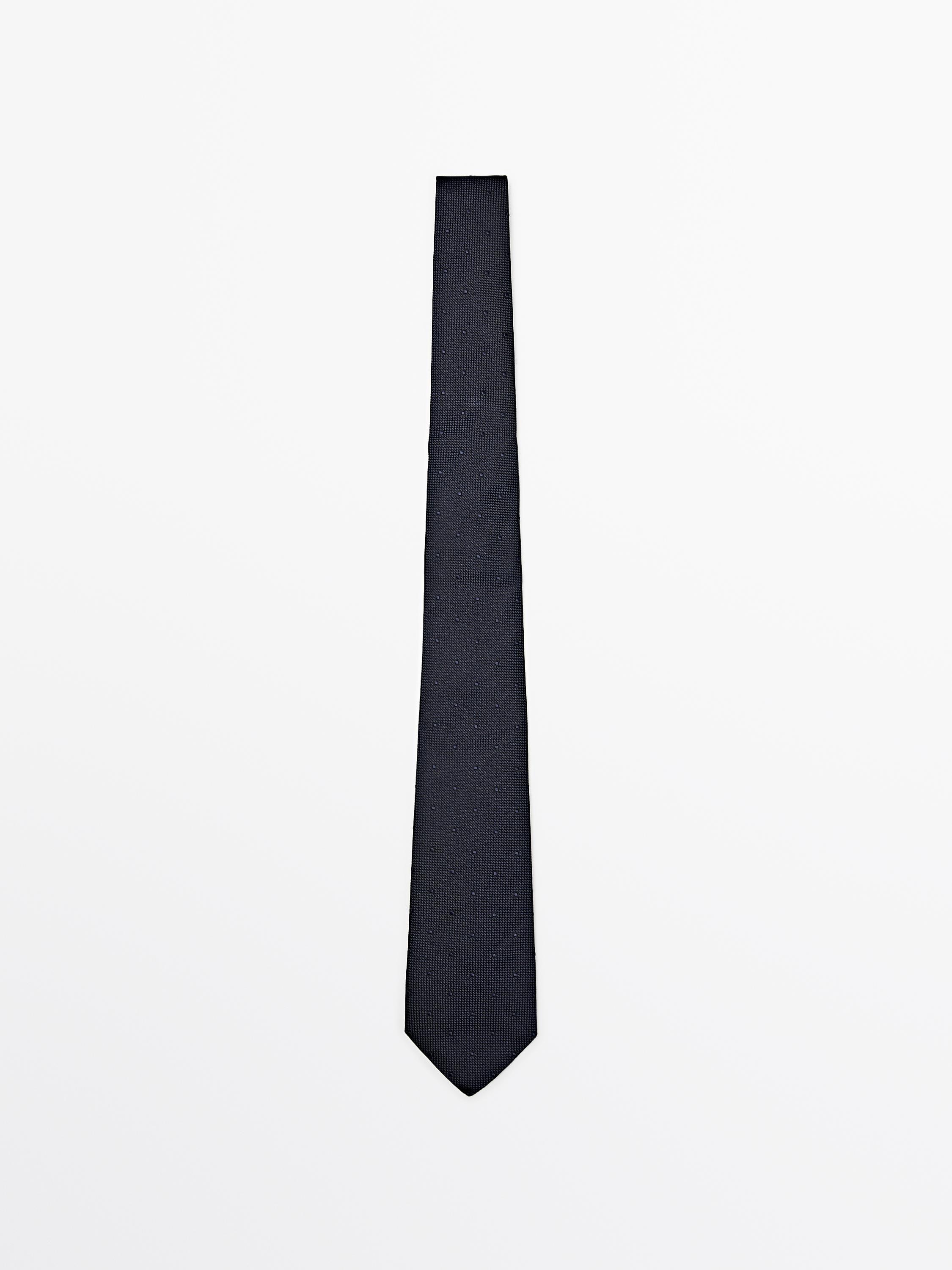 100% silk structured tie
