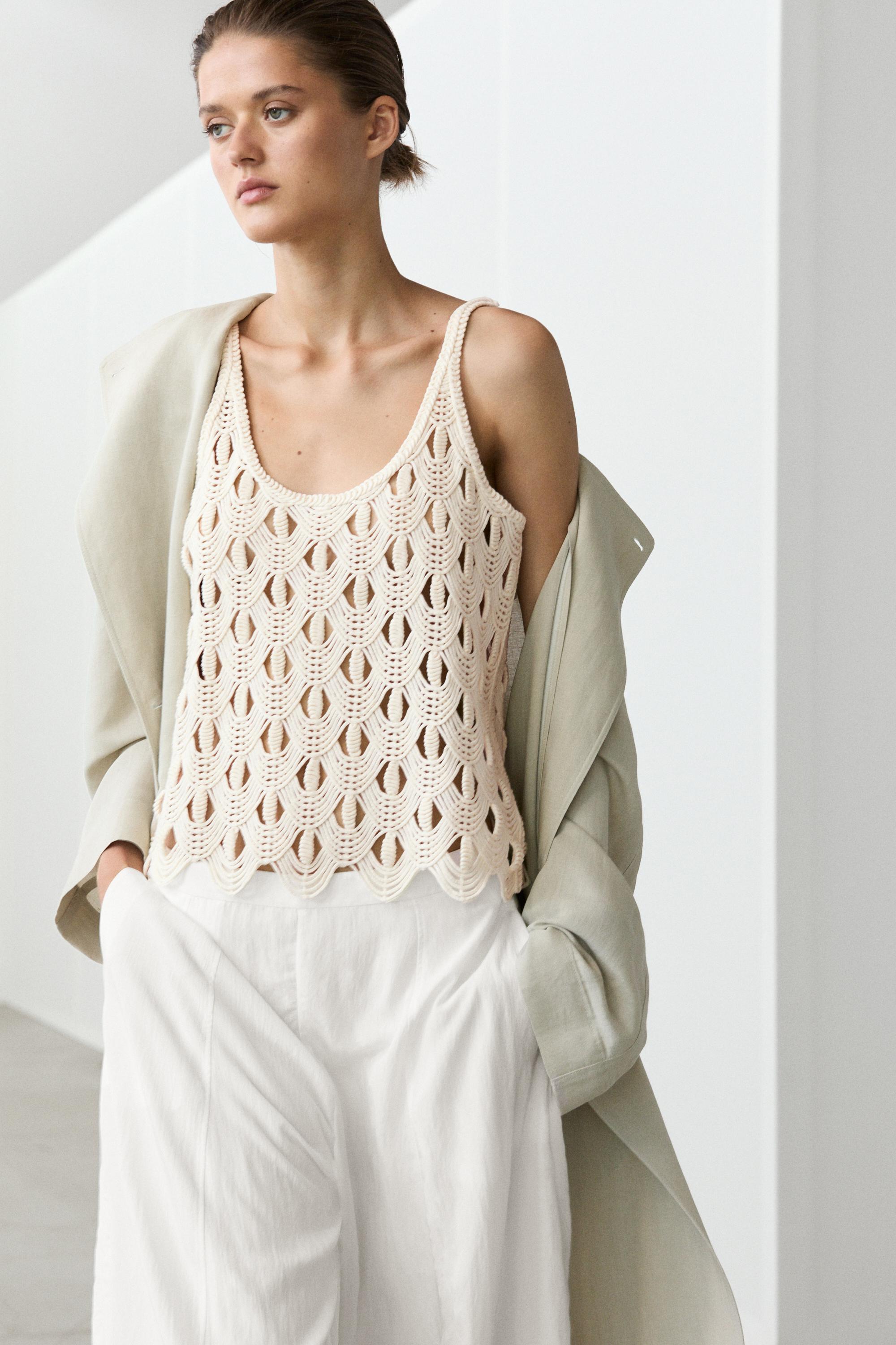 Top tirantes detalle crochet