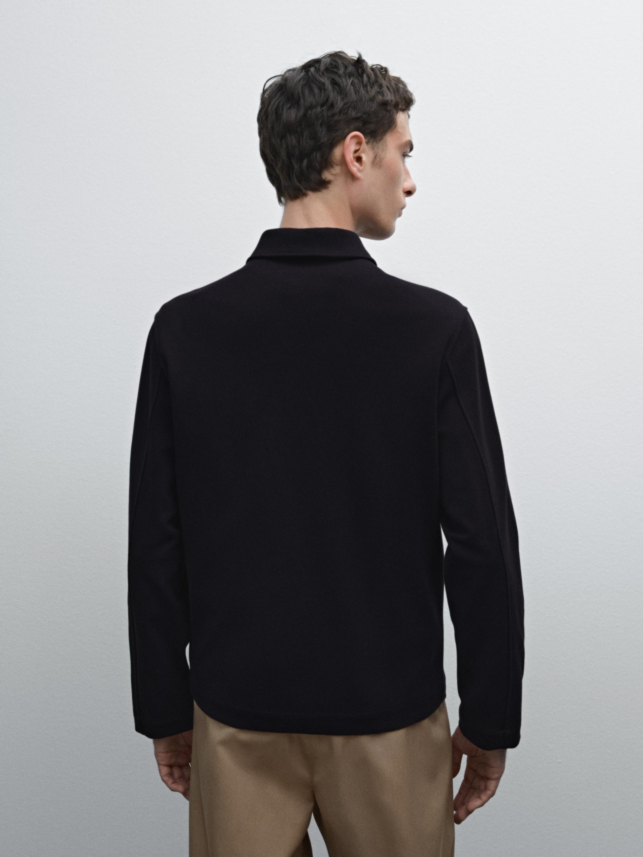 Koszula wierzchnia z diagonalu z mieszanki bawełny