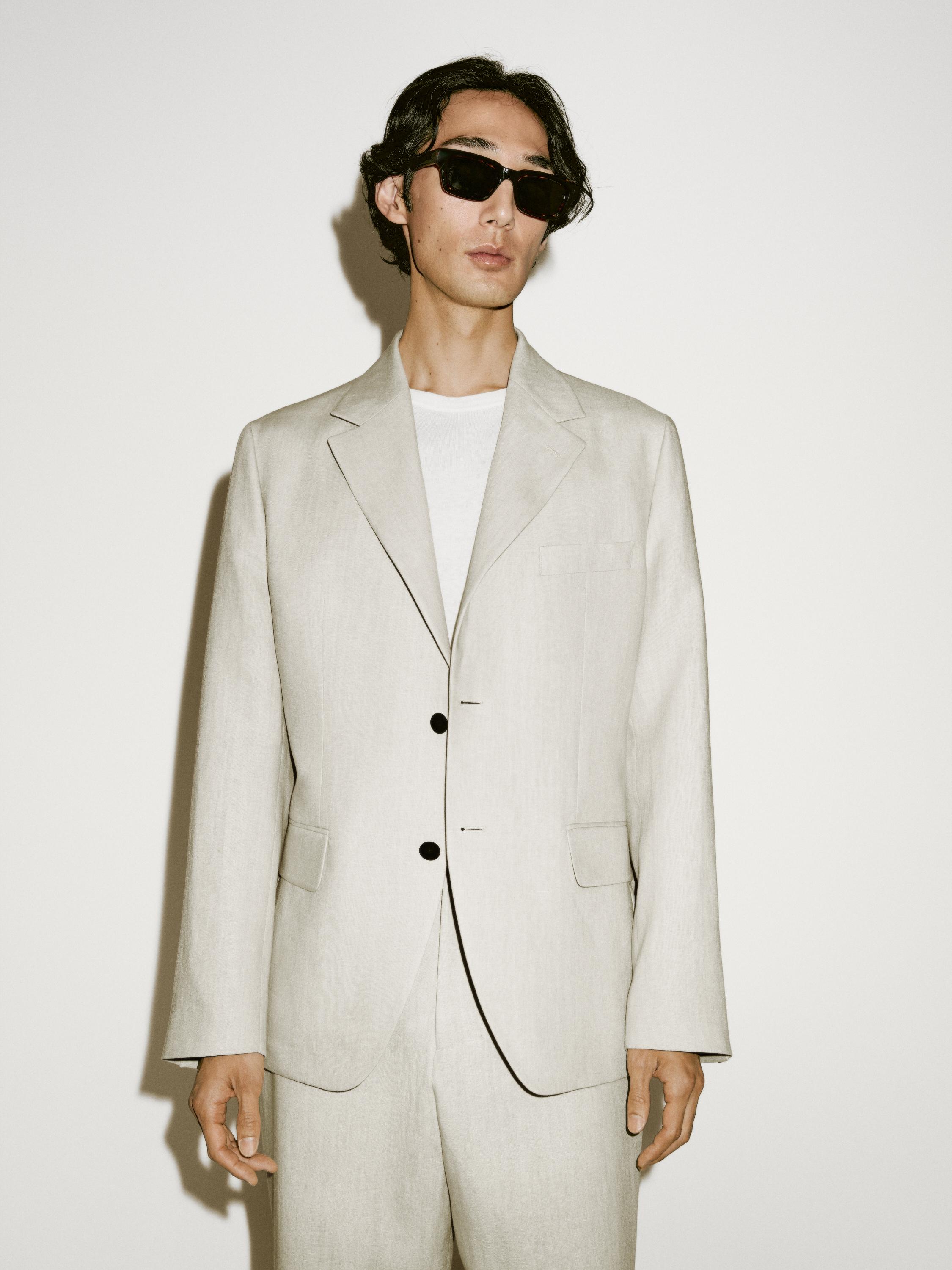 100% linen suit blazer - Limited Edition