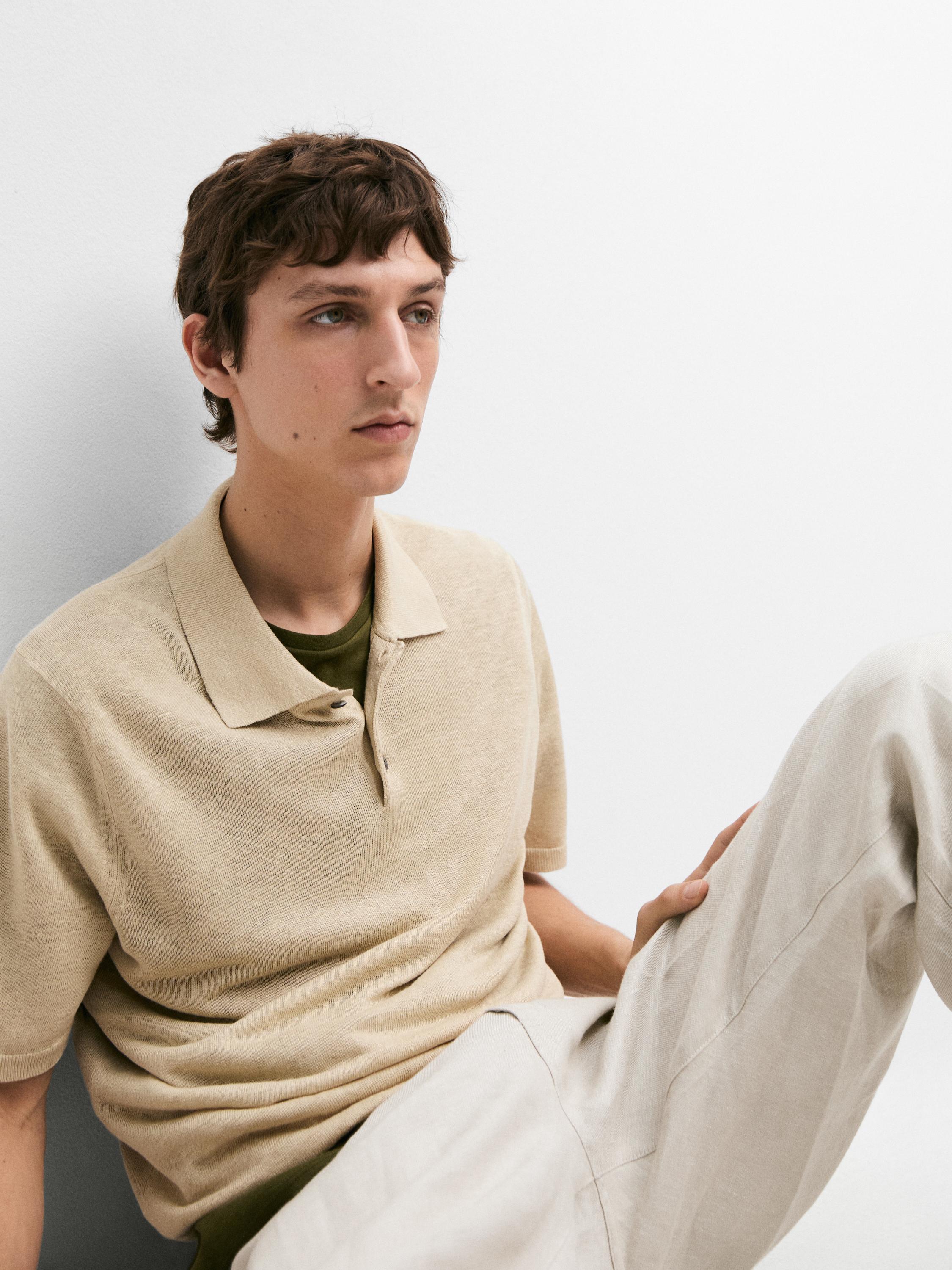 Keten triko polo yaka kazak