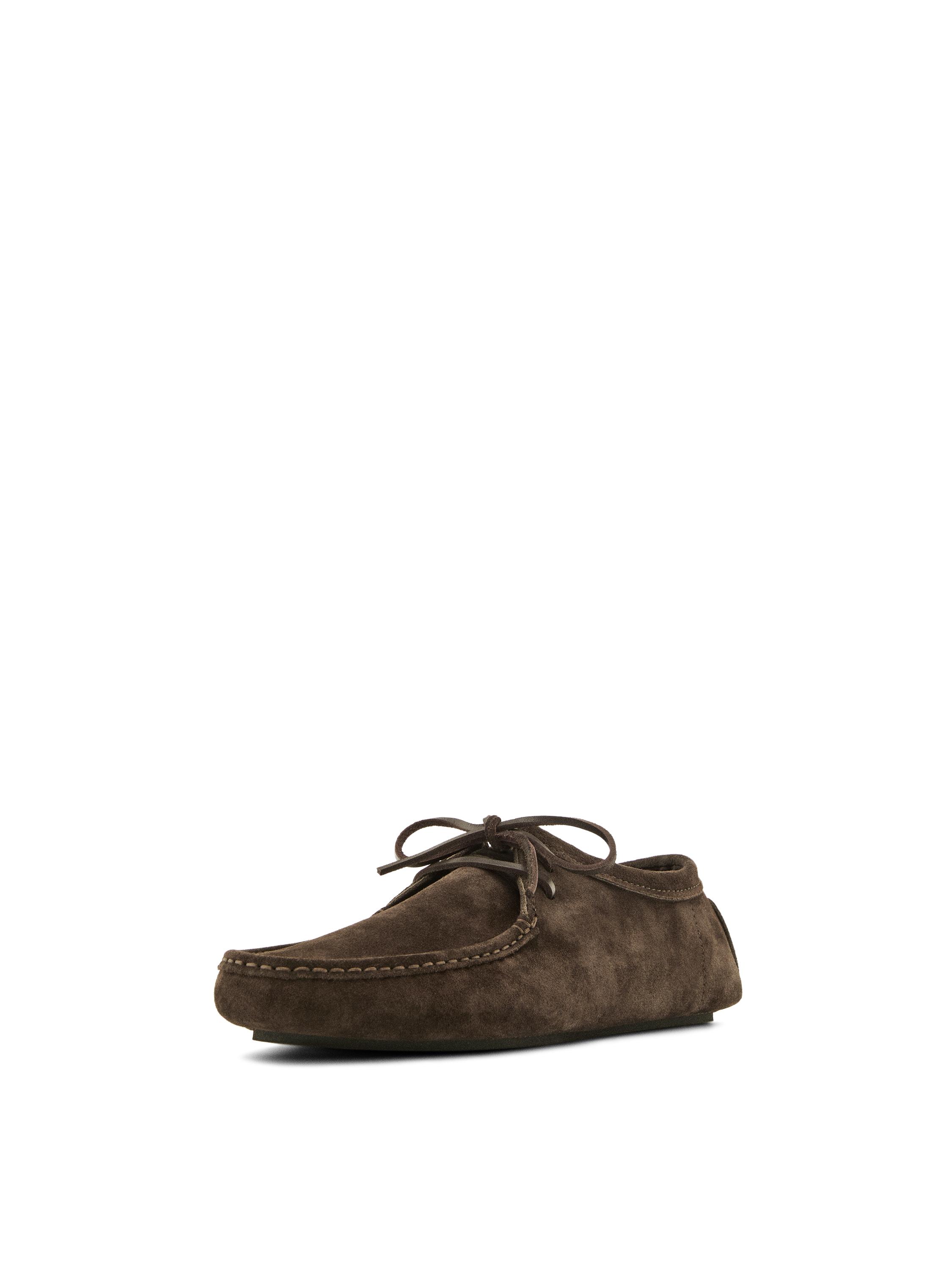 Soft split leather shoes - Limited Edition — BROWN