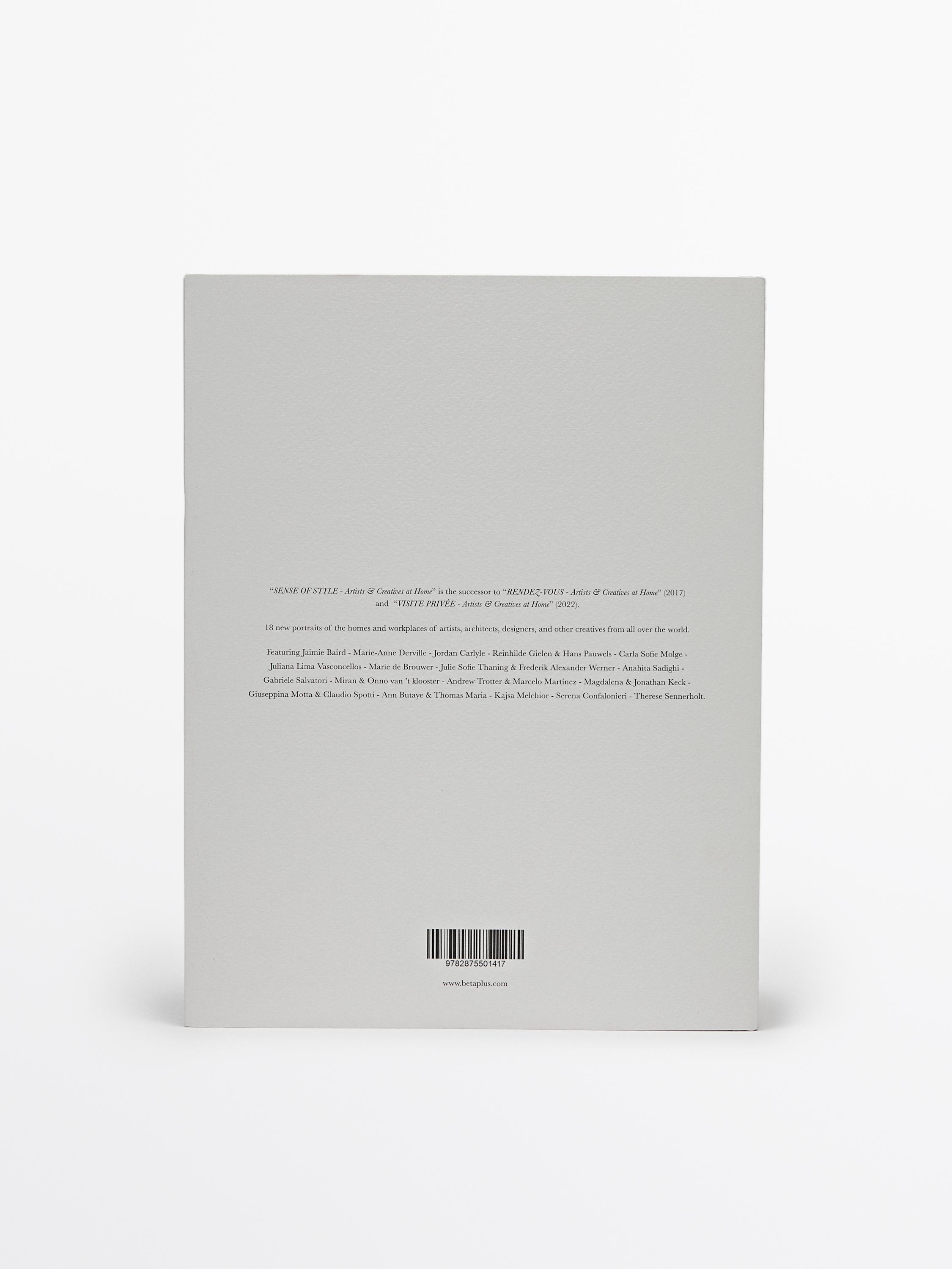 Sense of Style book — WHITE