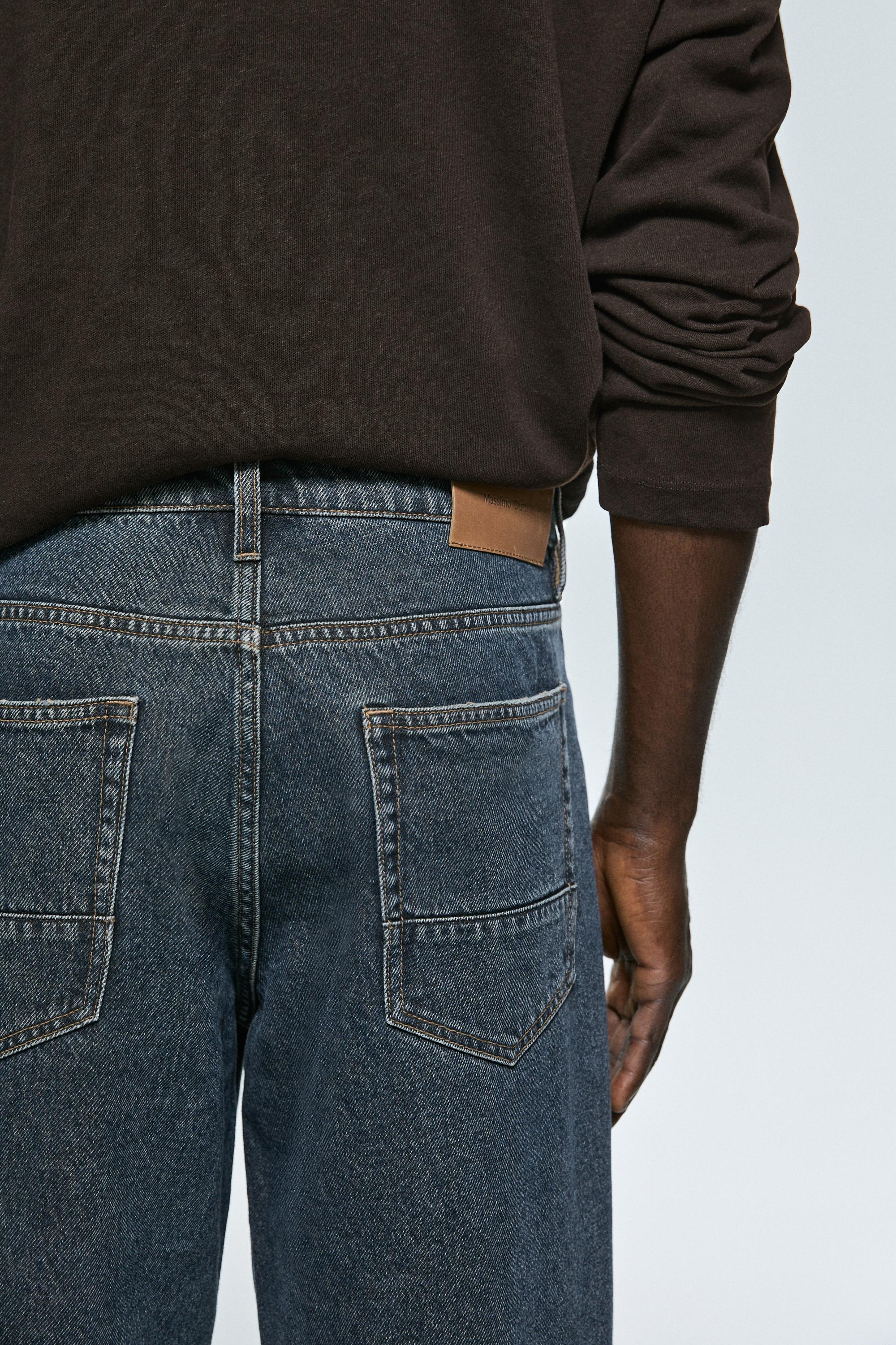 Slim fit cropped jeans — MEDIUM BLUE