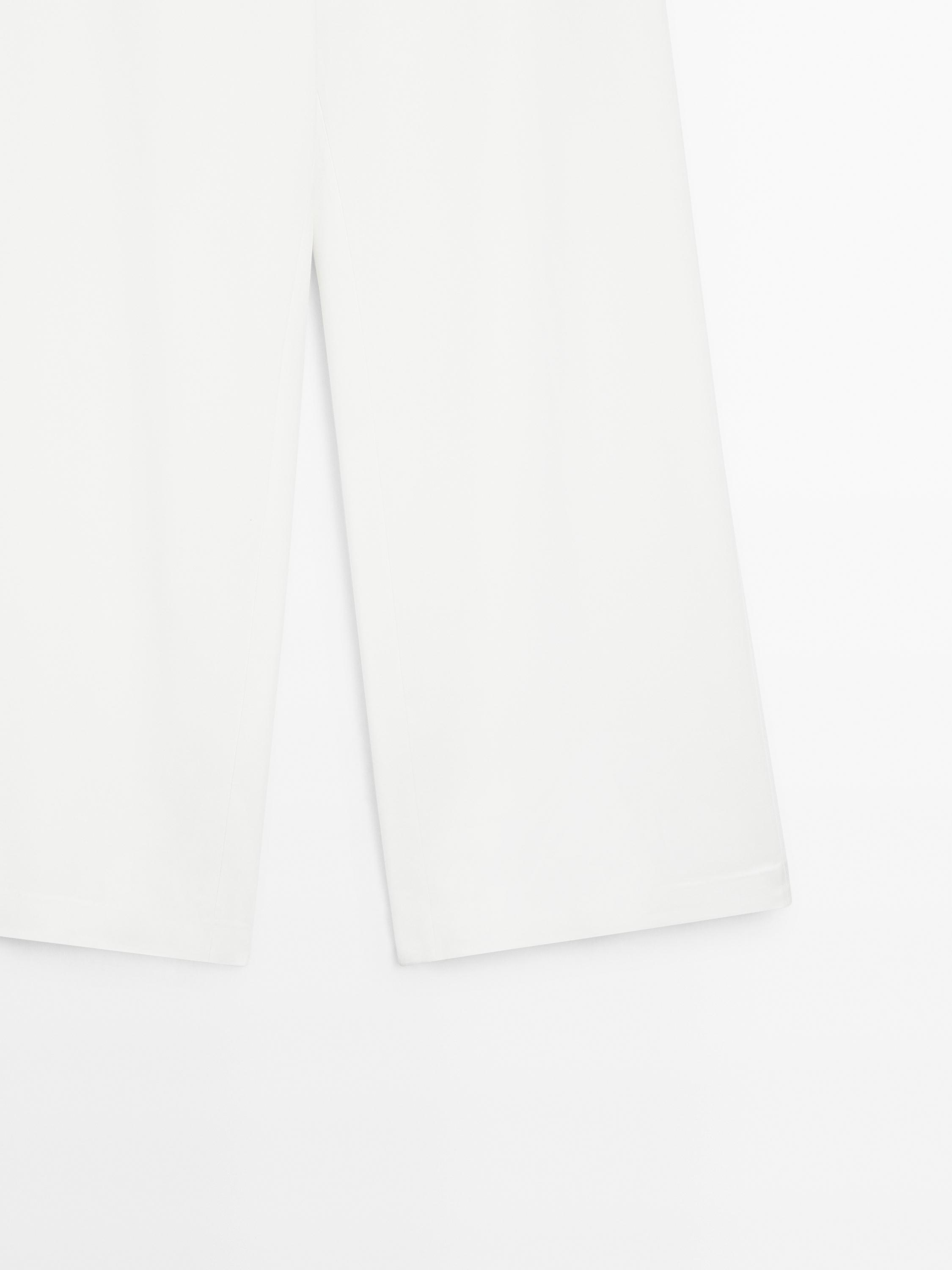 High-waist palazzo trousers - STUDIO