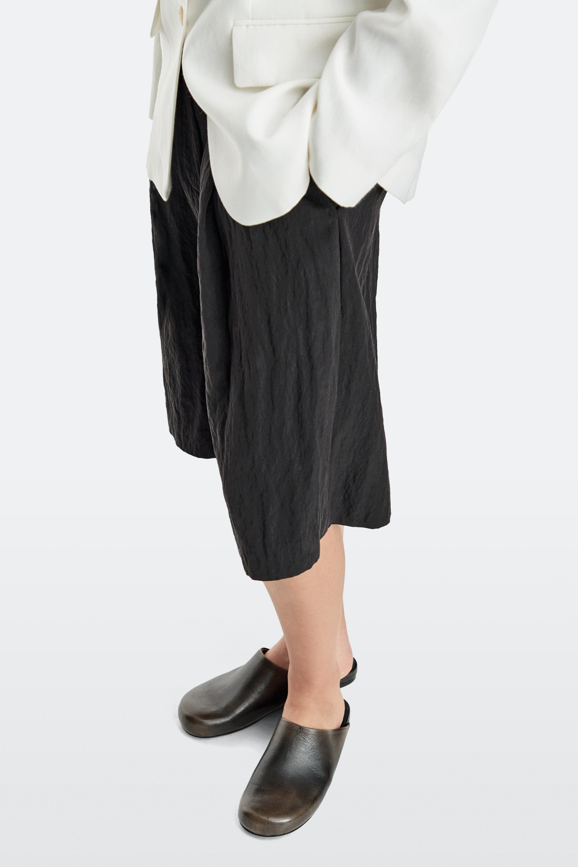 Leather mule clogs — BROWN