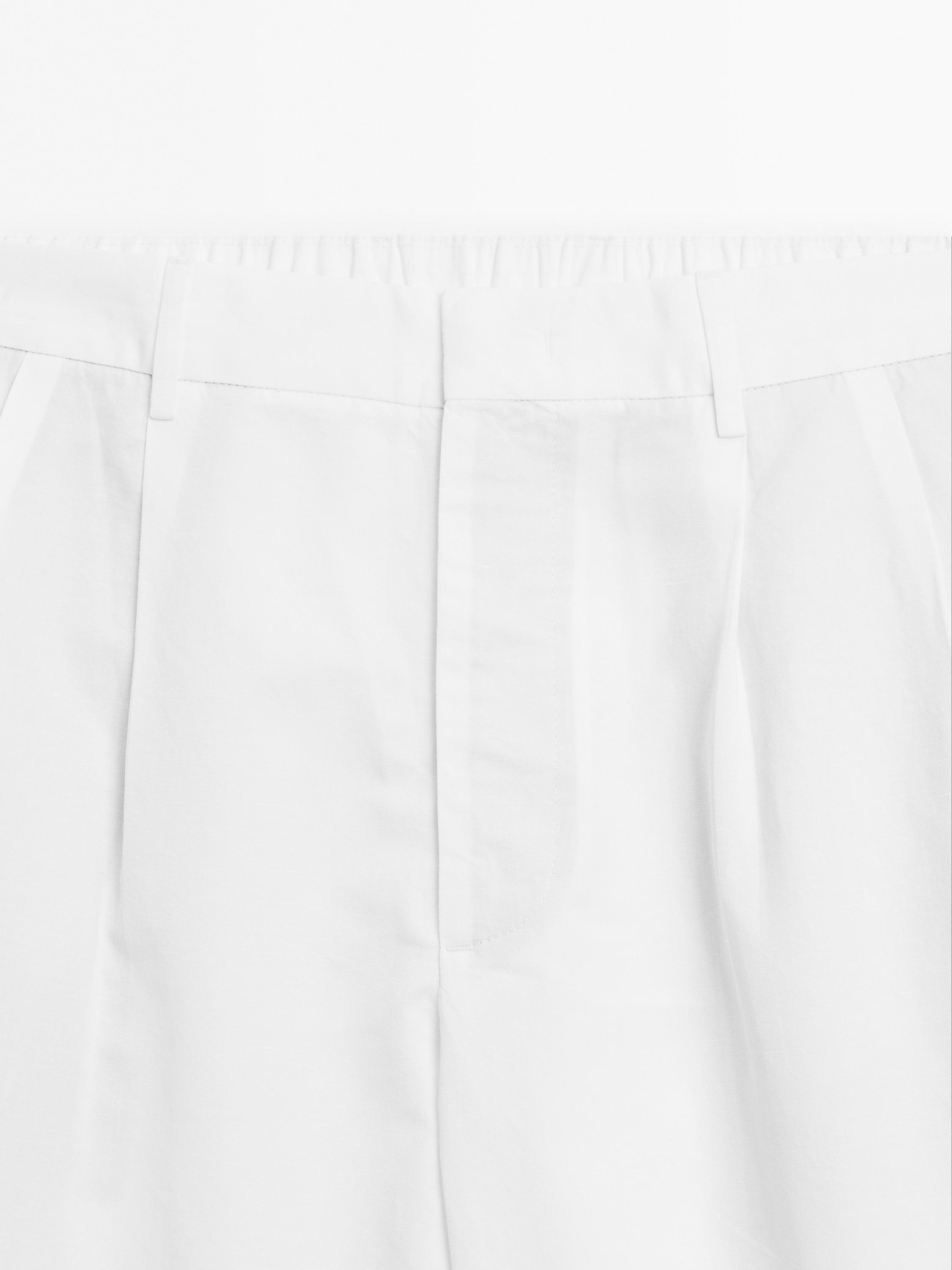 Kalhoty balloon fit s dvojitými záševky