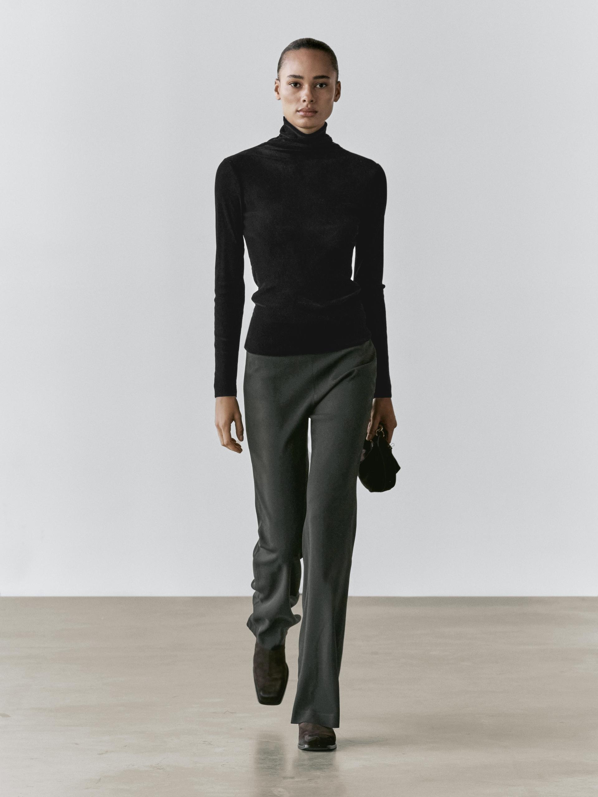 Massimo Dutti Semi In Black