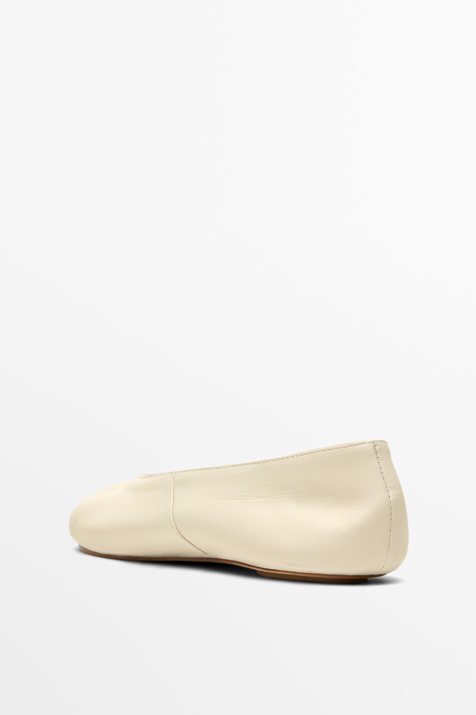 Soft leather ballet flats - Limited Edition — Vanilla