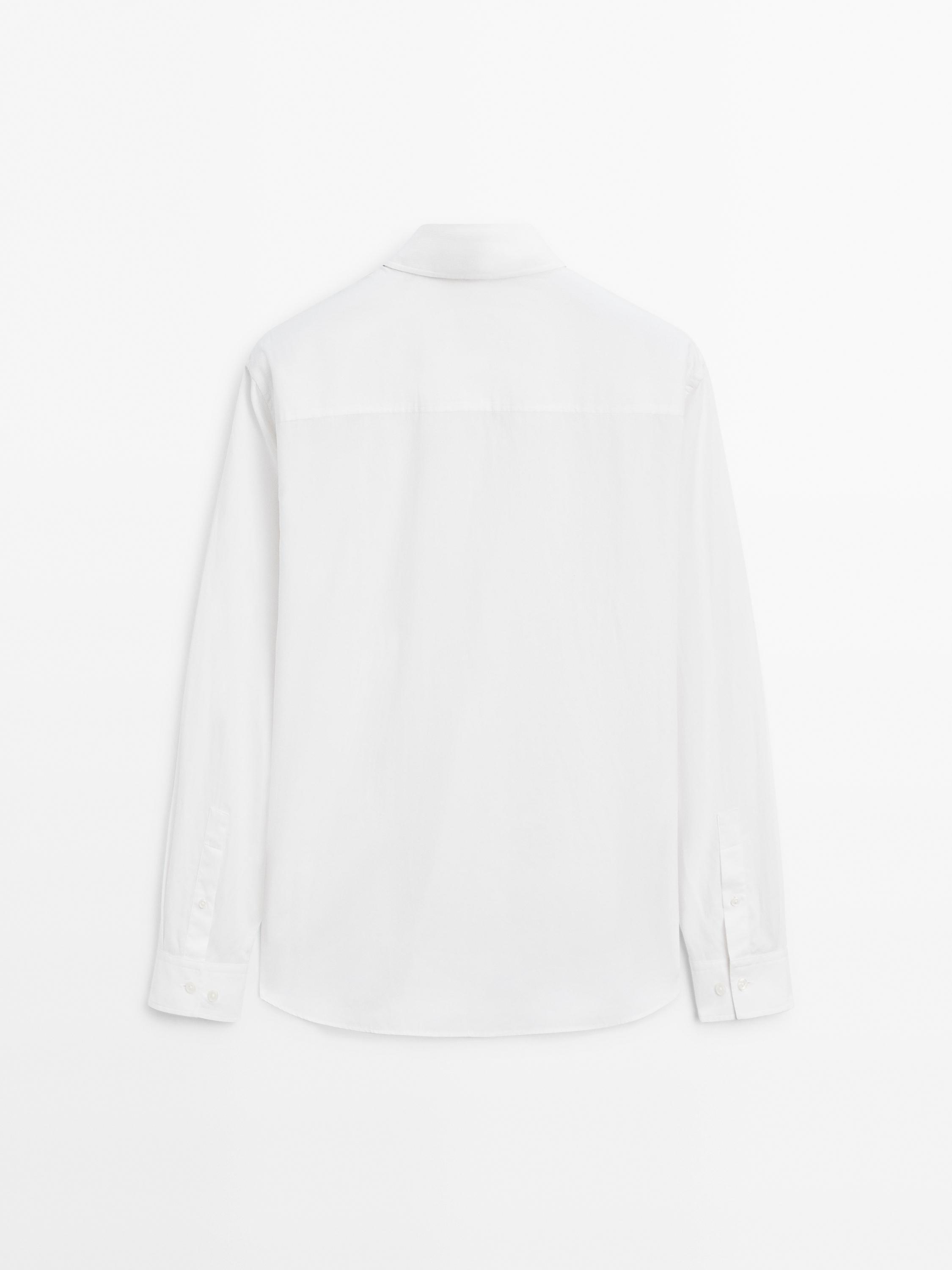 Regular-fit 100% cotton shirt