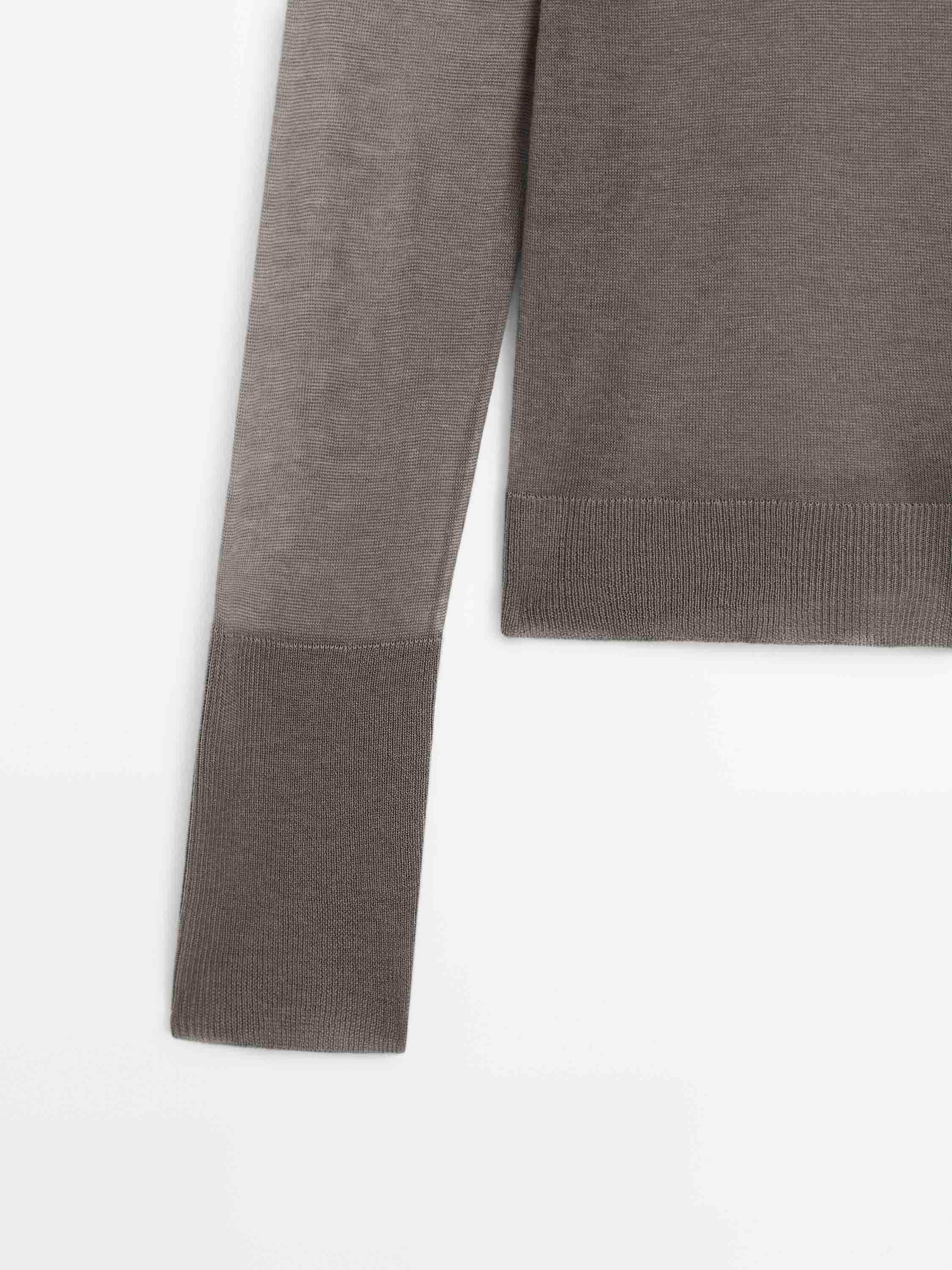 Cropped flowing knit sweater - Studio