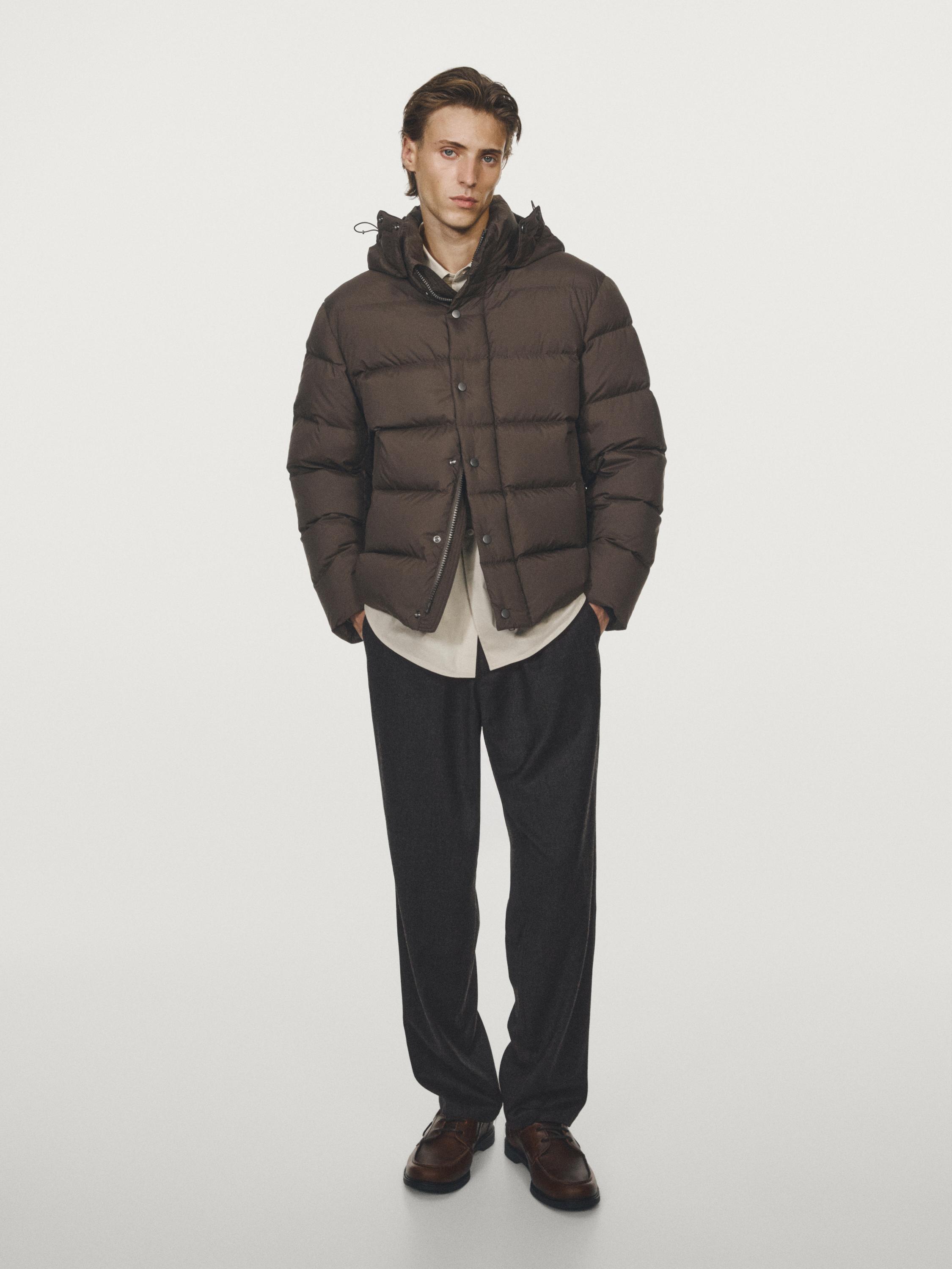 Chaqueta acolchada capucha water repellent