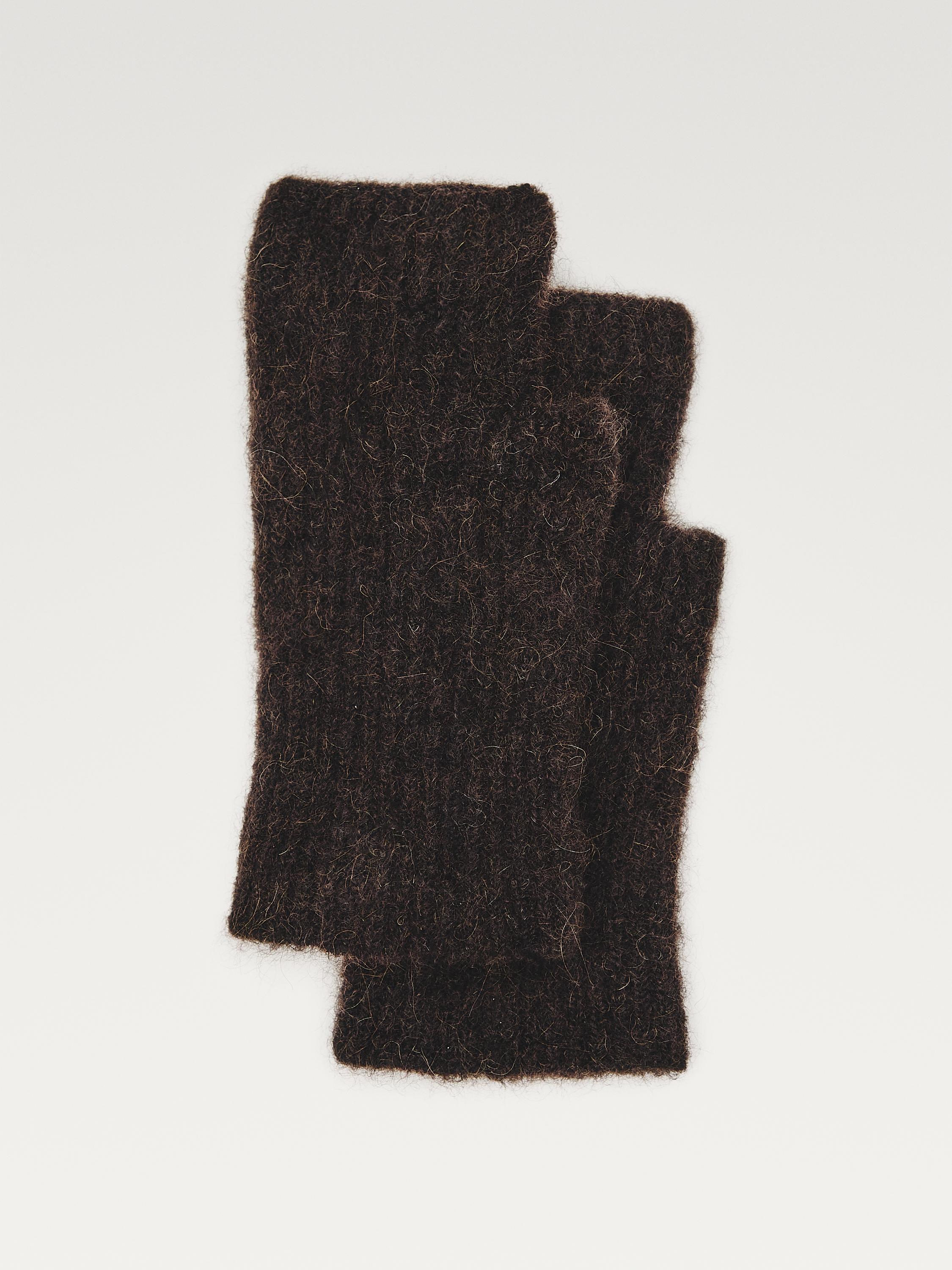 Guantes mitón con alpaca