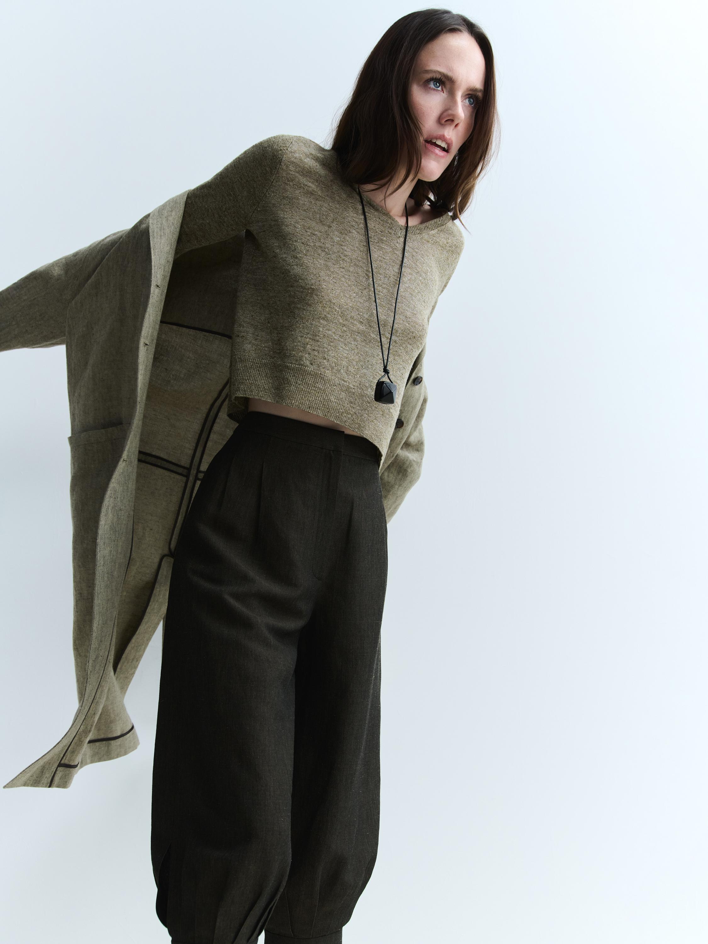 Massimo Dutti【NEW】Linen blend balloon capris 0503490171601-o7.jpg?ts=