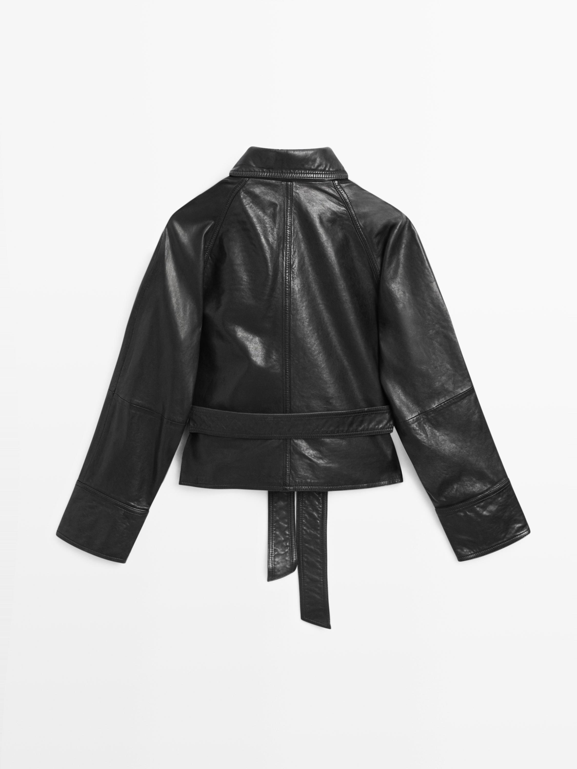 ナルト様 Massimo Dutti スウェード調 ブルゾン ライダース M New Massimo Dutti Vintage Nappa Bomber Aviator Leather Jacket S