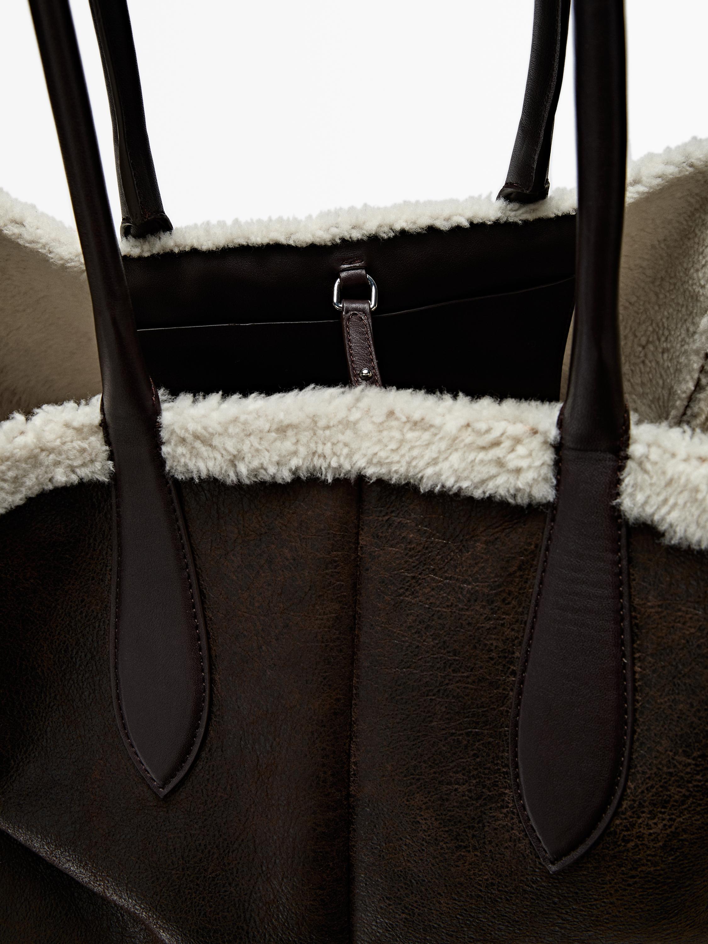 Double-faced MD ICON bag — BROWN