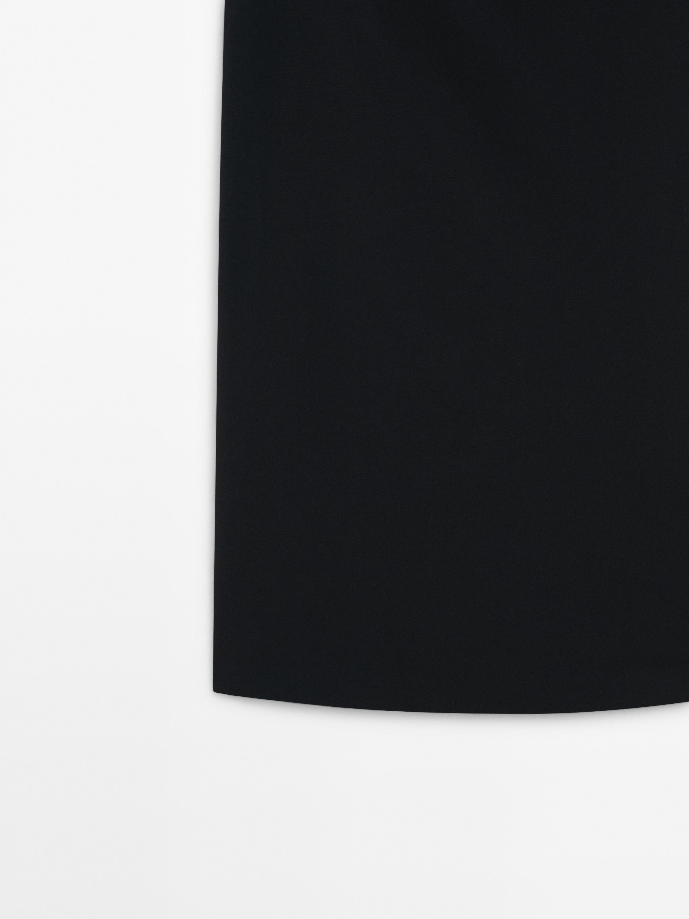 Technical strappy mini dress
