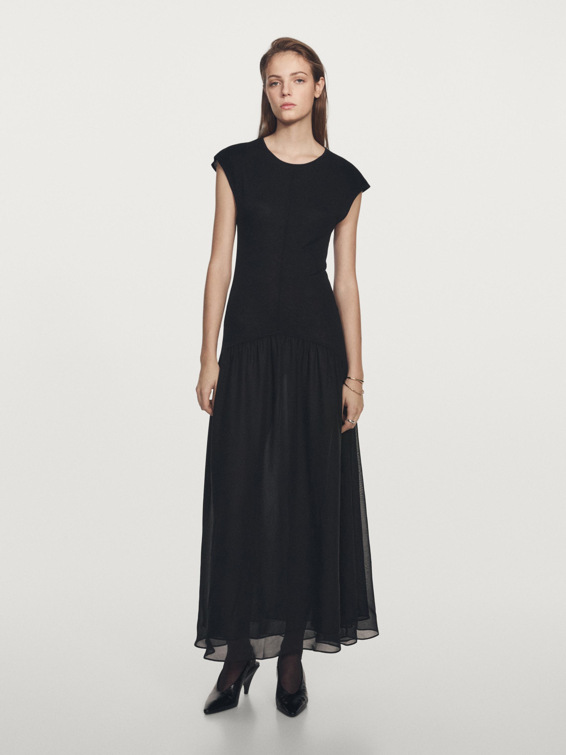 Vestit llarg combinat