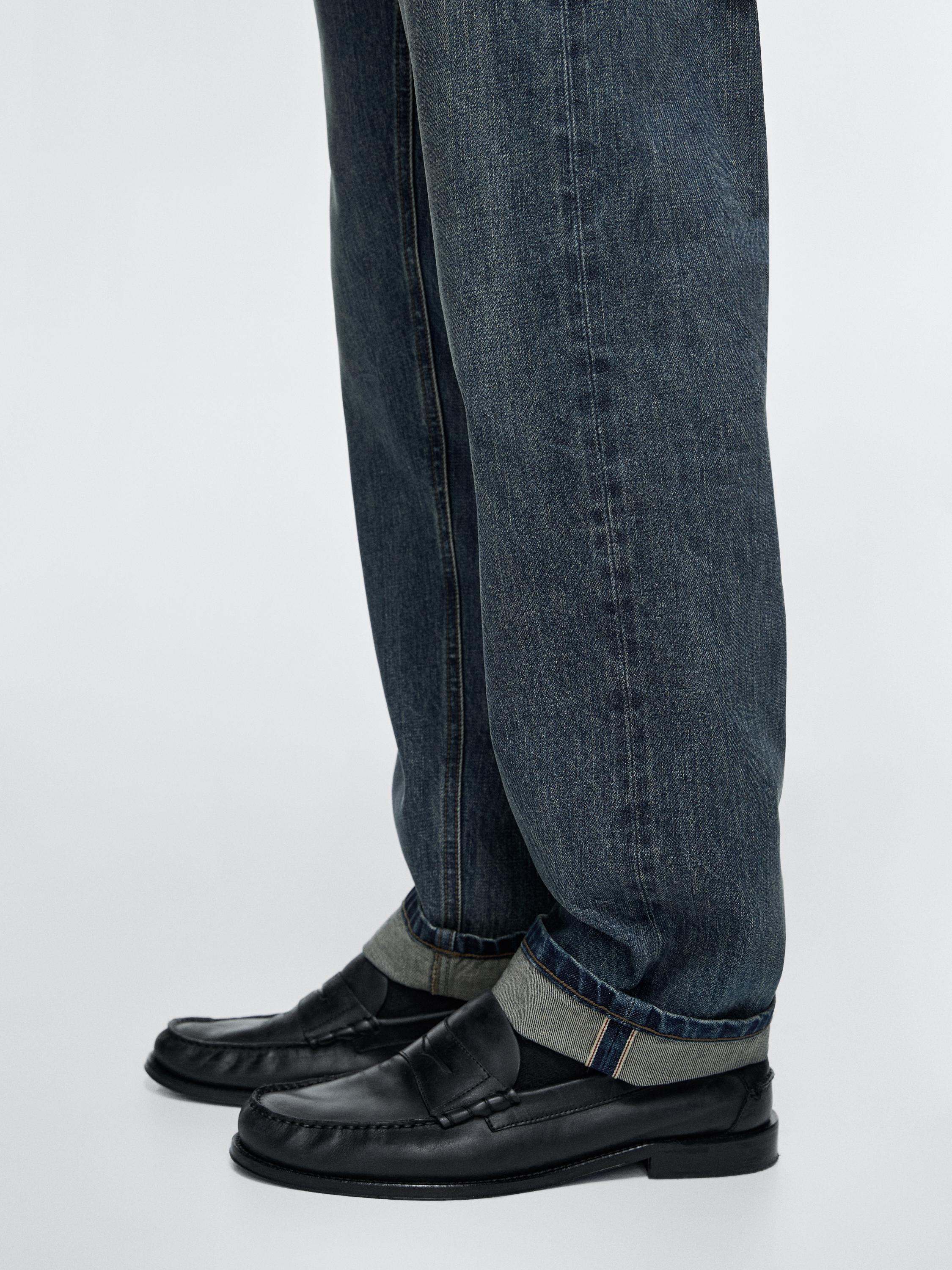 Selvedge fit jeans — MEDIUM BLUE