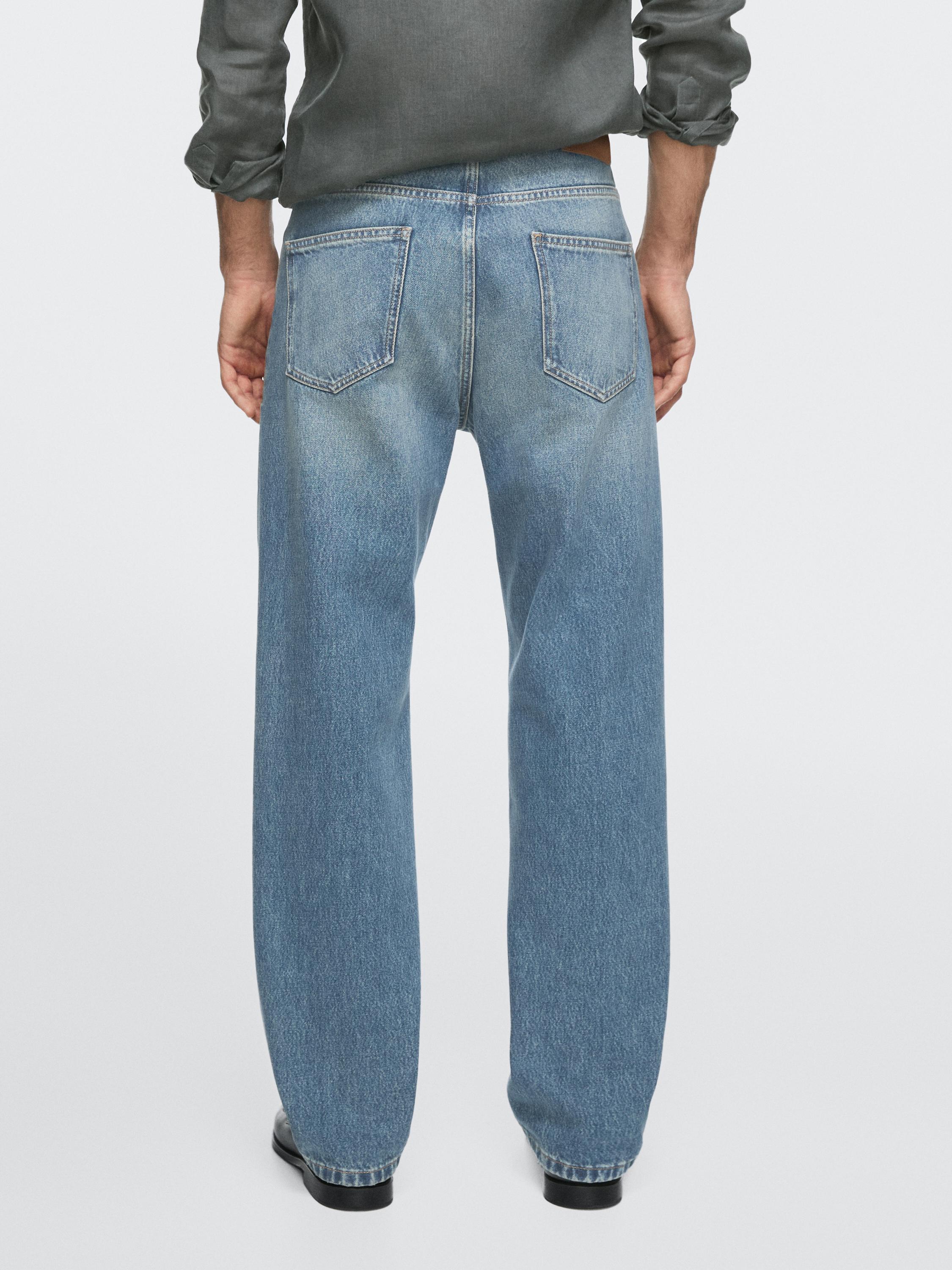 Straight-leg jeans — MEDIUM BLUE