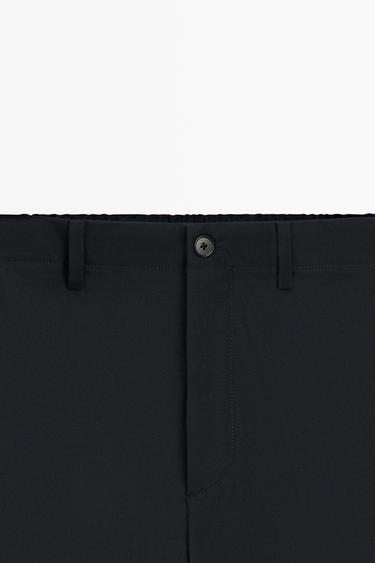 100% cool wool textured pants — DEEP BLUE 4