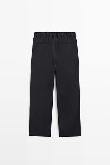 100% wool total look pants — DEEP BLUE 6