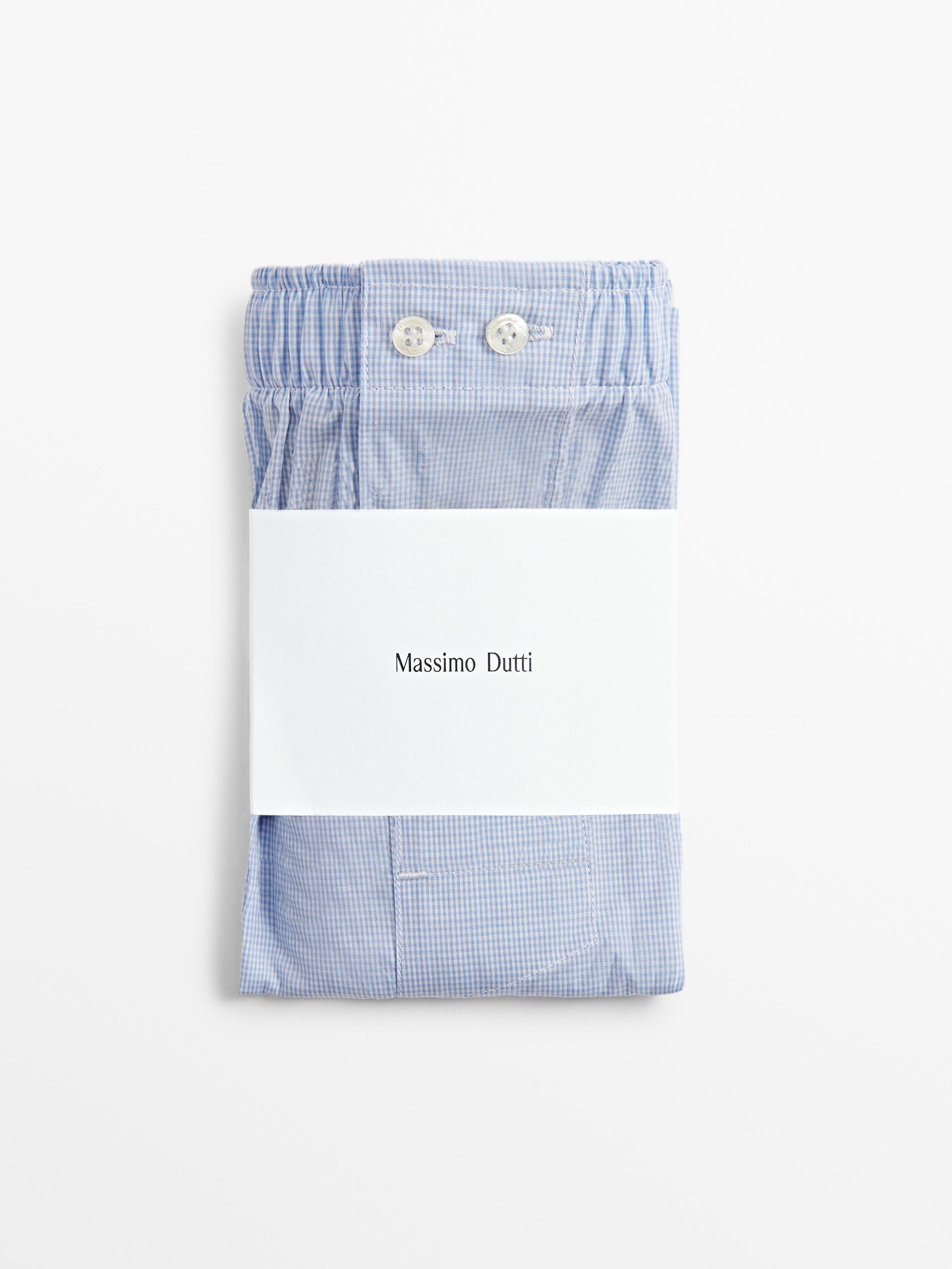 Gingham mini boxers