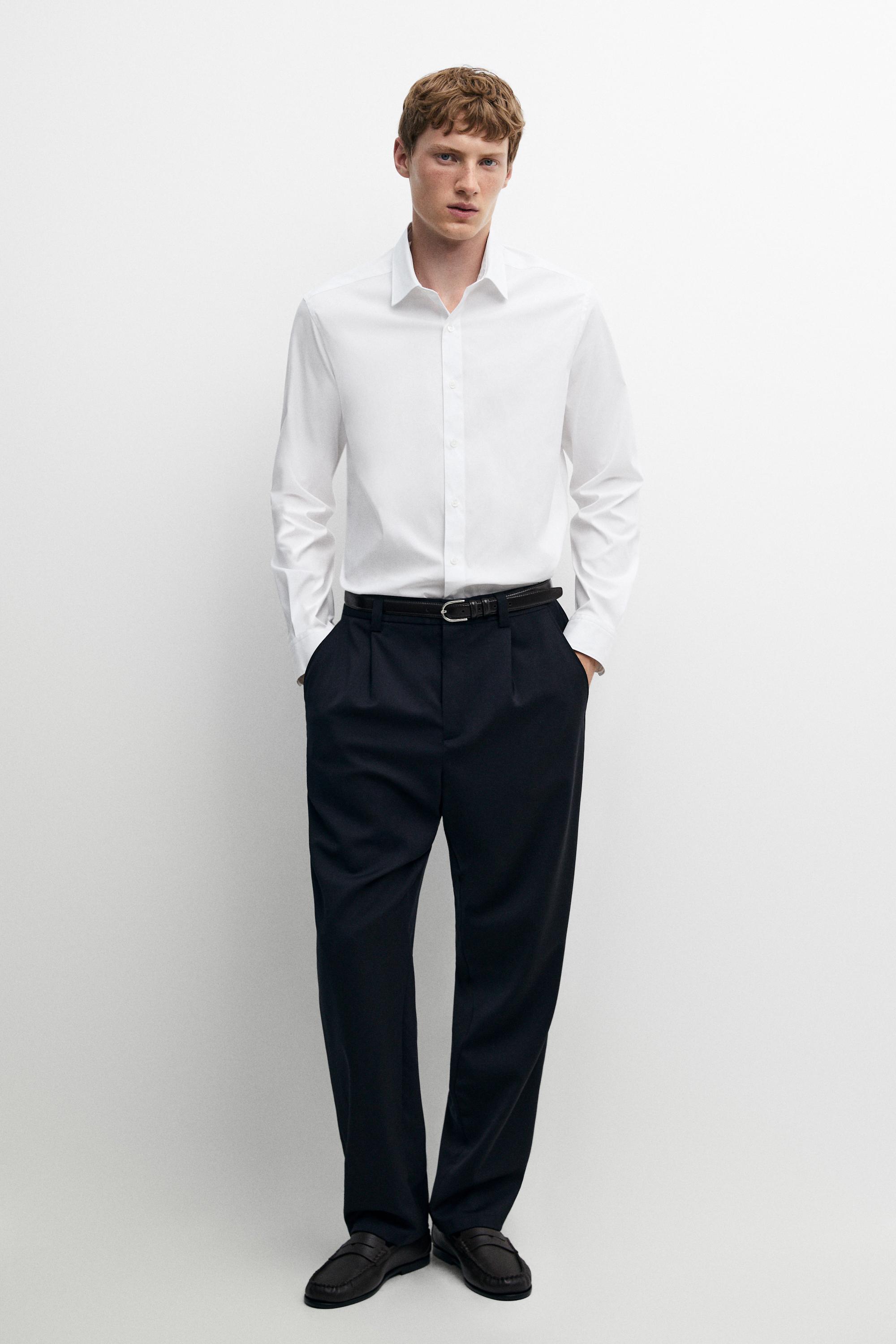 Slim fit stretch shirt