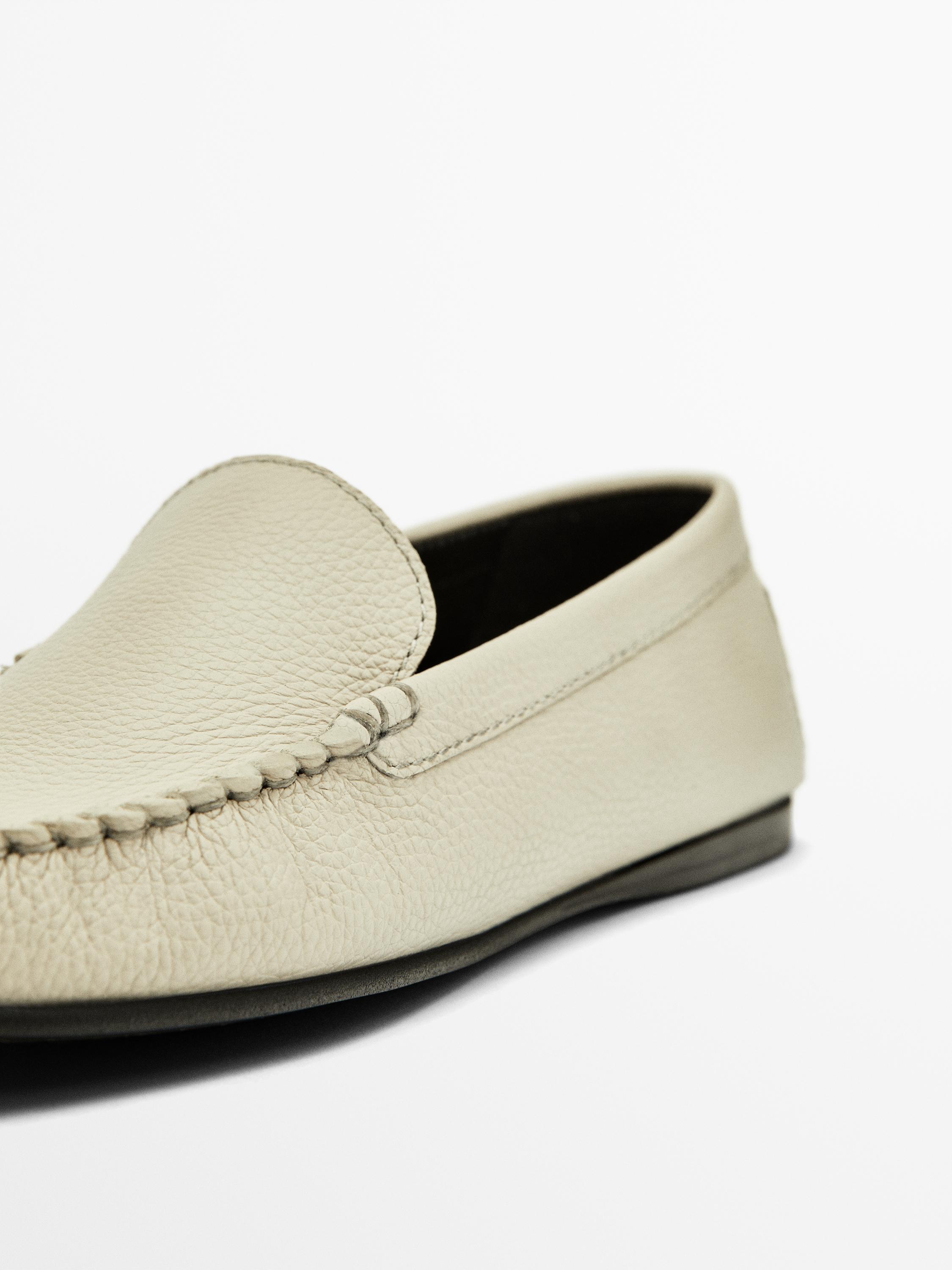 Leather loafers