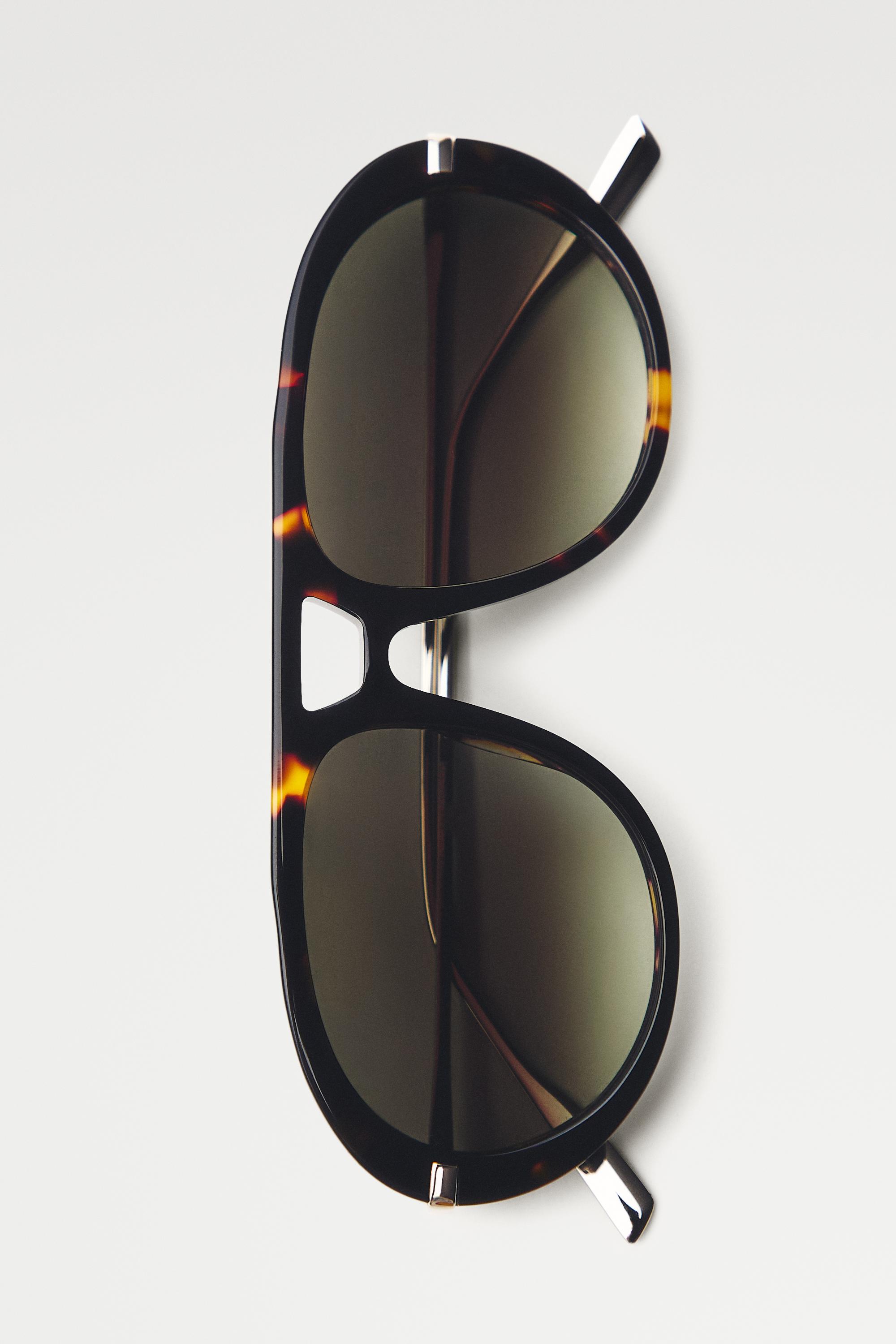 Gafas de sol aviador efecto carey