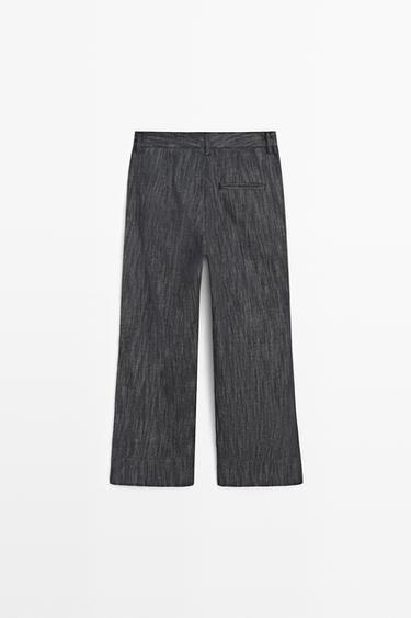 Cropped flare pants — INDIGO 6
