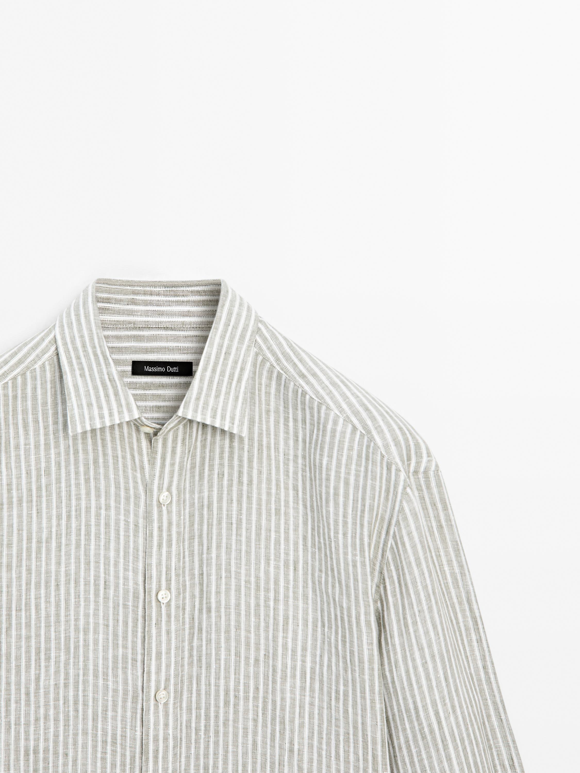 Regular fit striped shirt