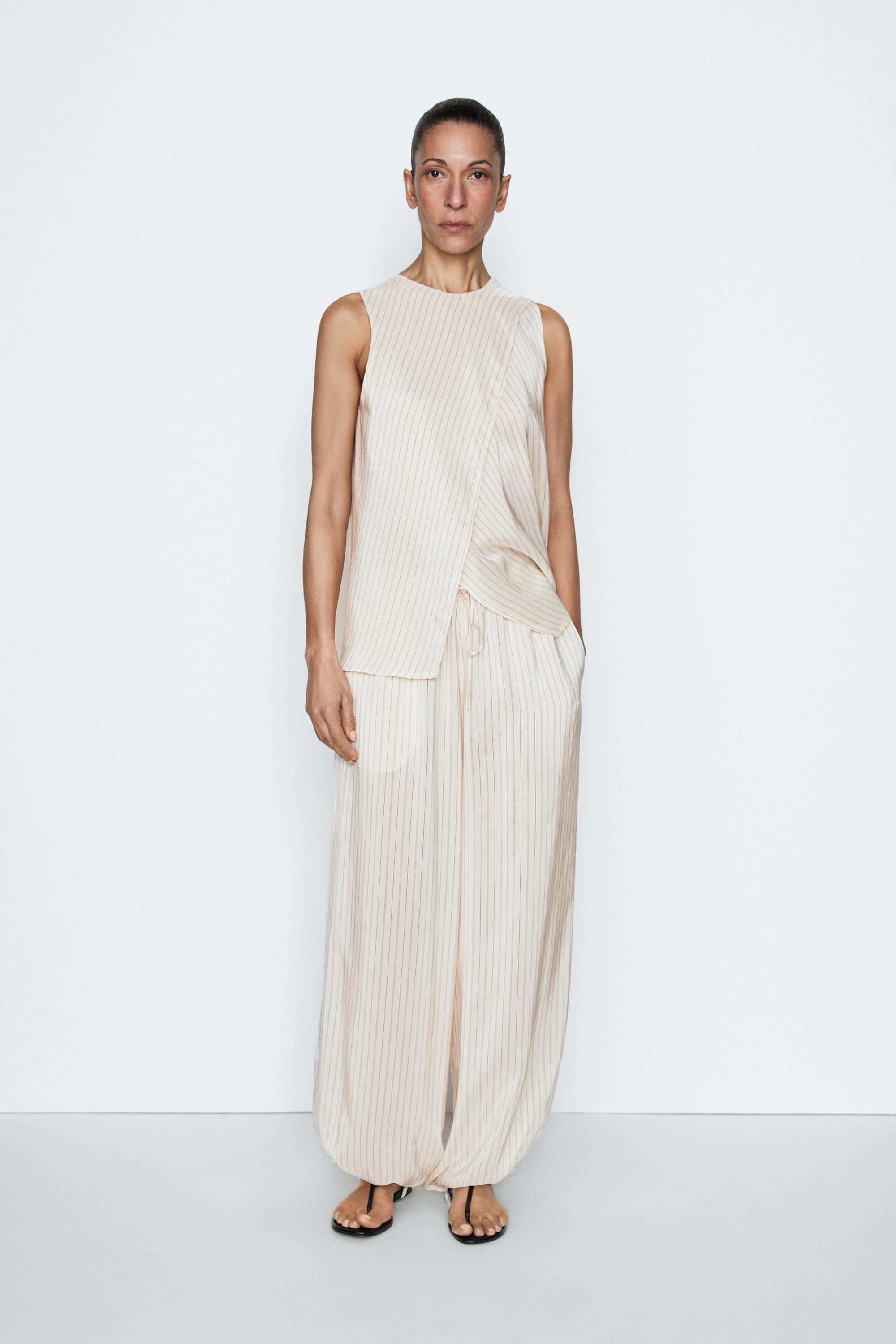 Flowing striped wide-leg trousers - STUDIO