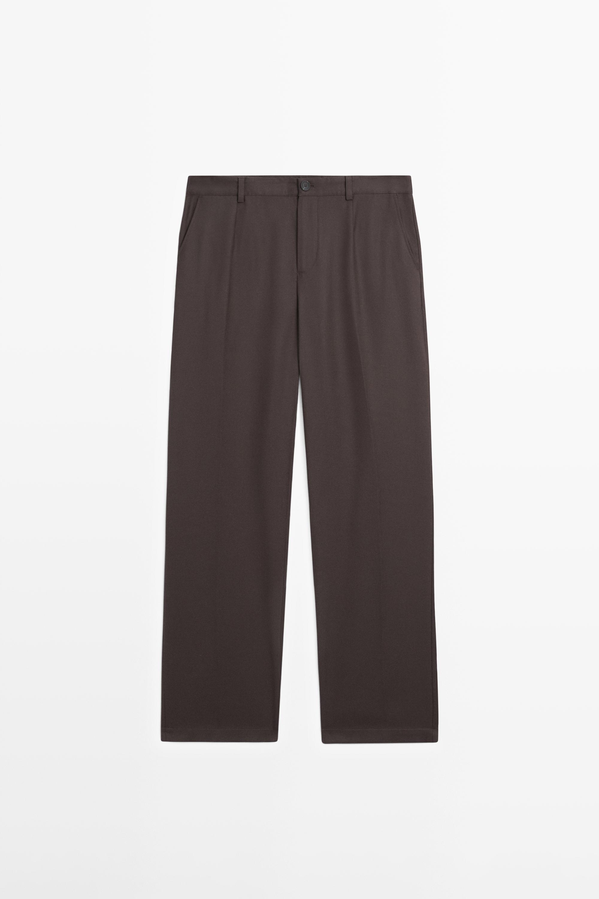 Pantaloni jogger fit cu lână