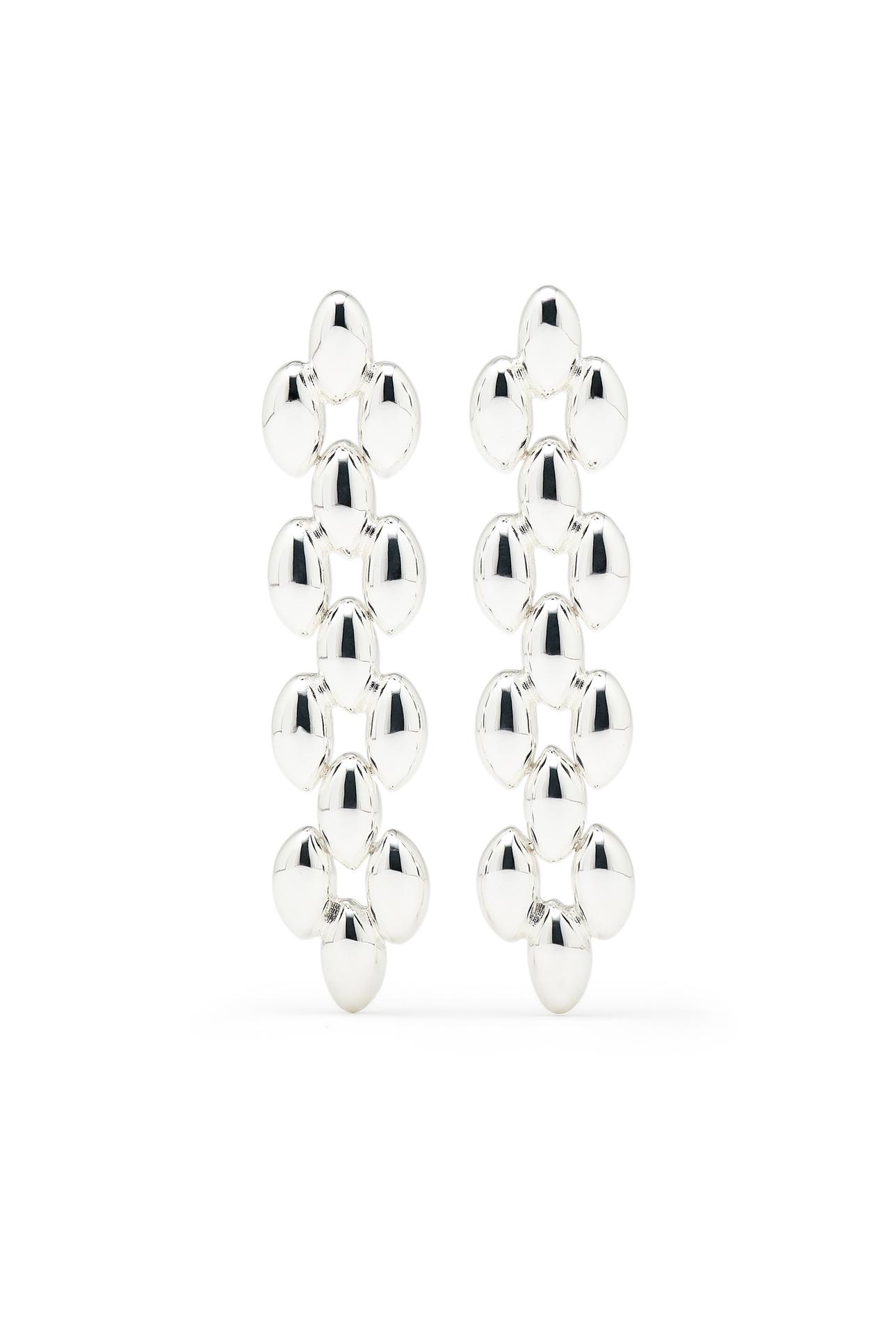 Oval link dangle earrings - LIMITED EDITION — SILVER