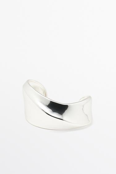 Wavy statement bracelet — SILVER 1