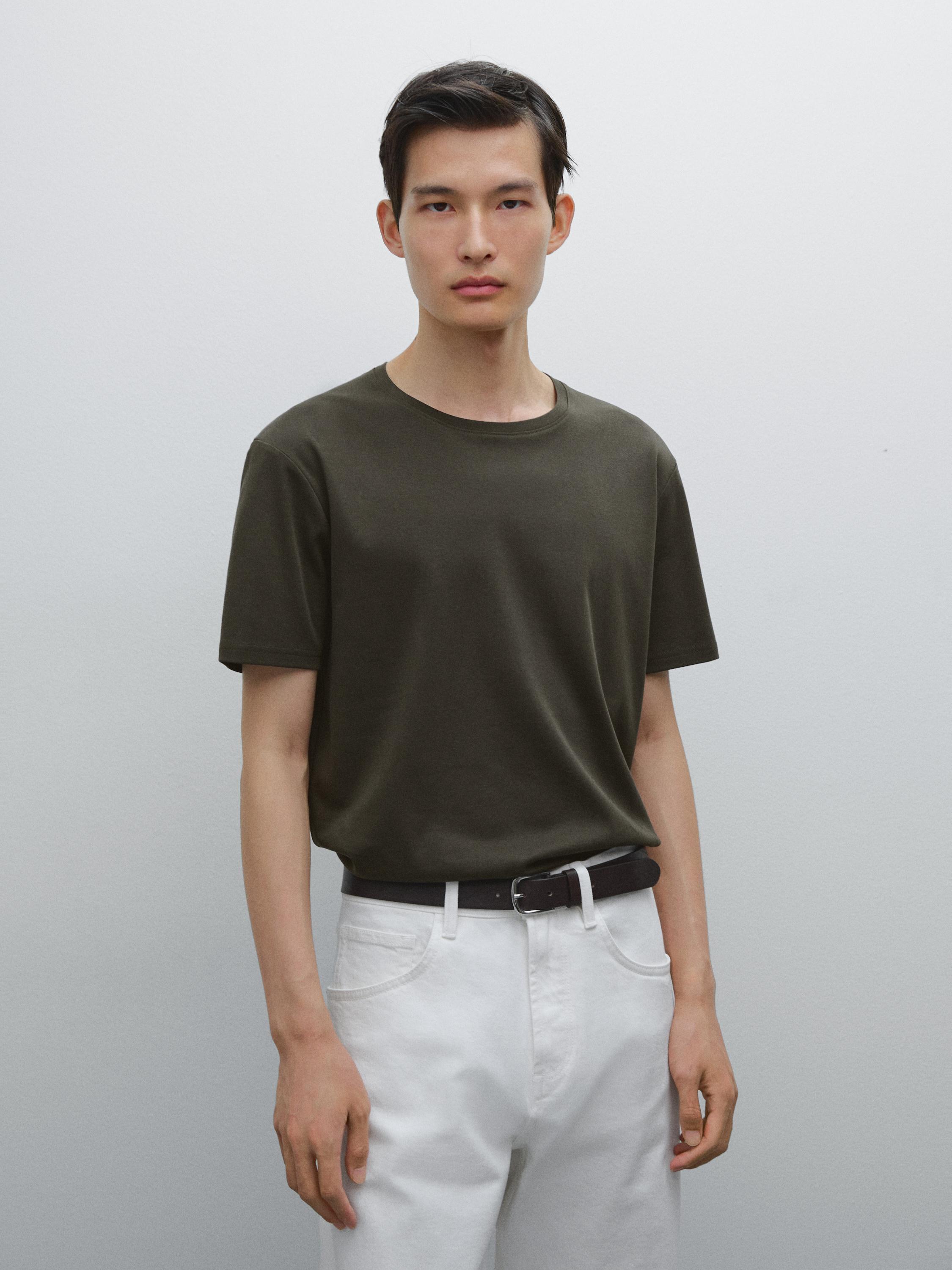 100% mercerised cotton T-shirt