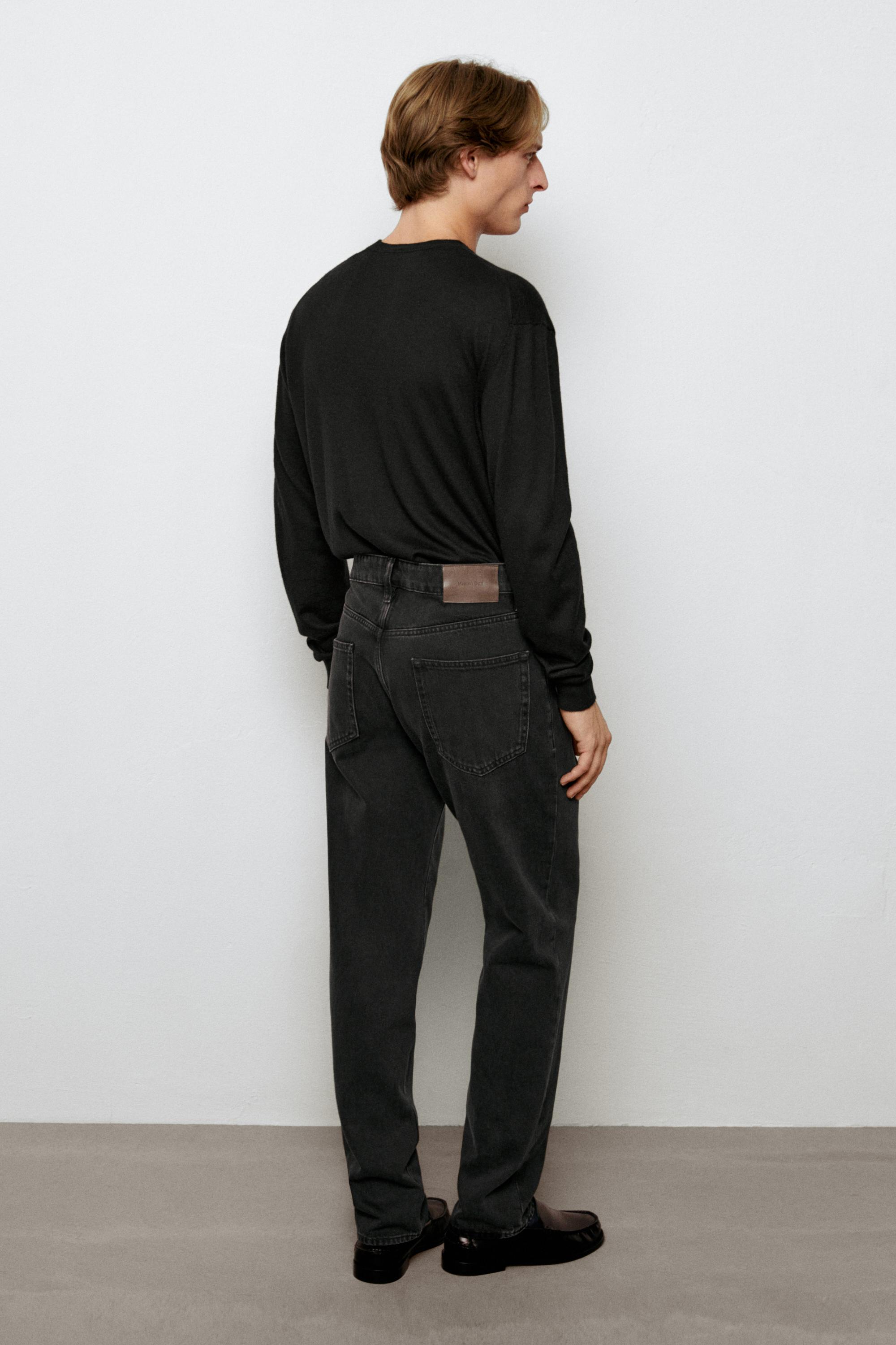 Tapered fit jeans — CHARCOAL