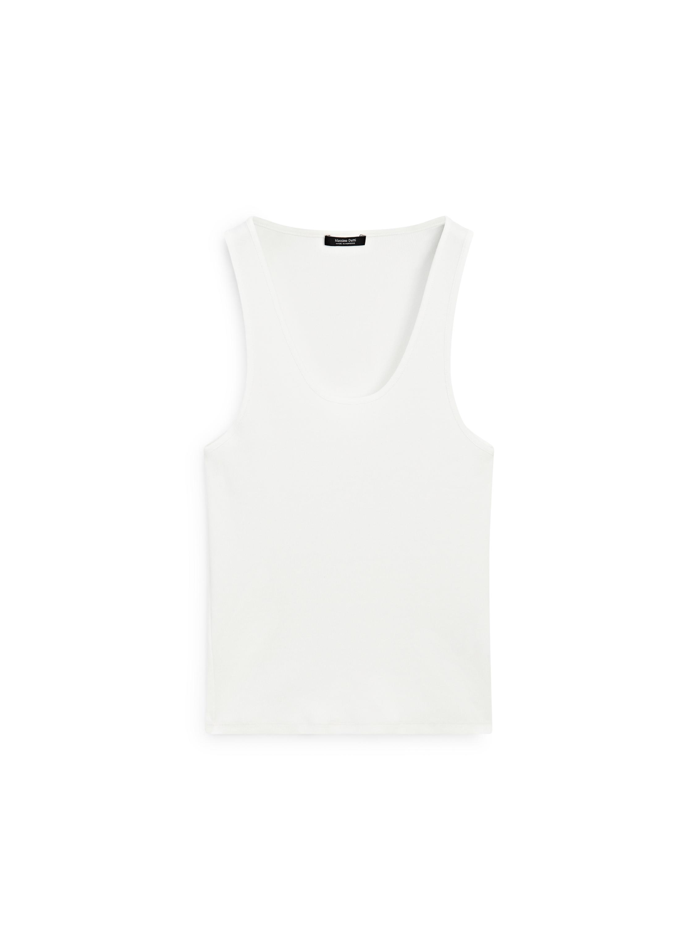 Askılı bisiklet yaka bluz