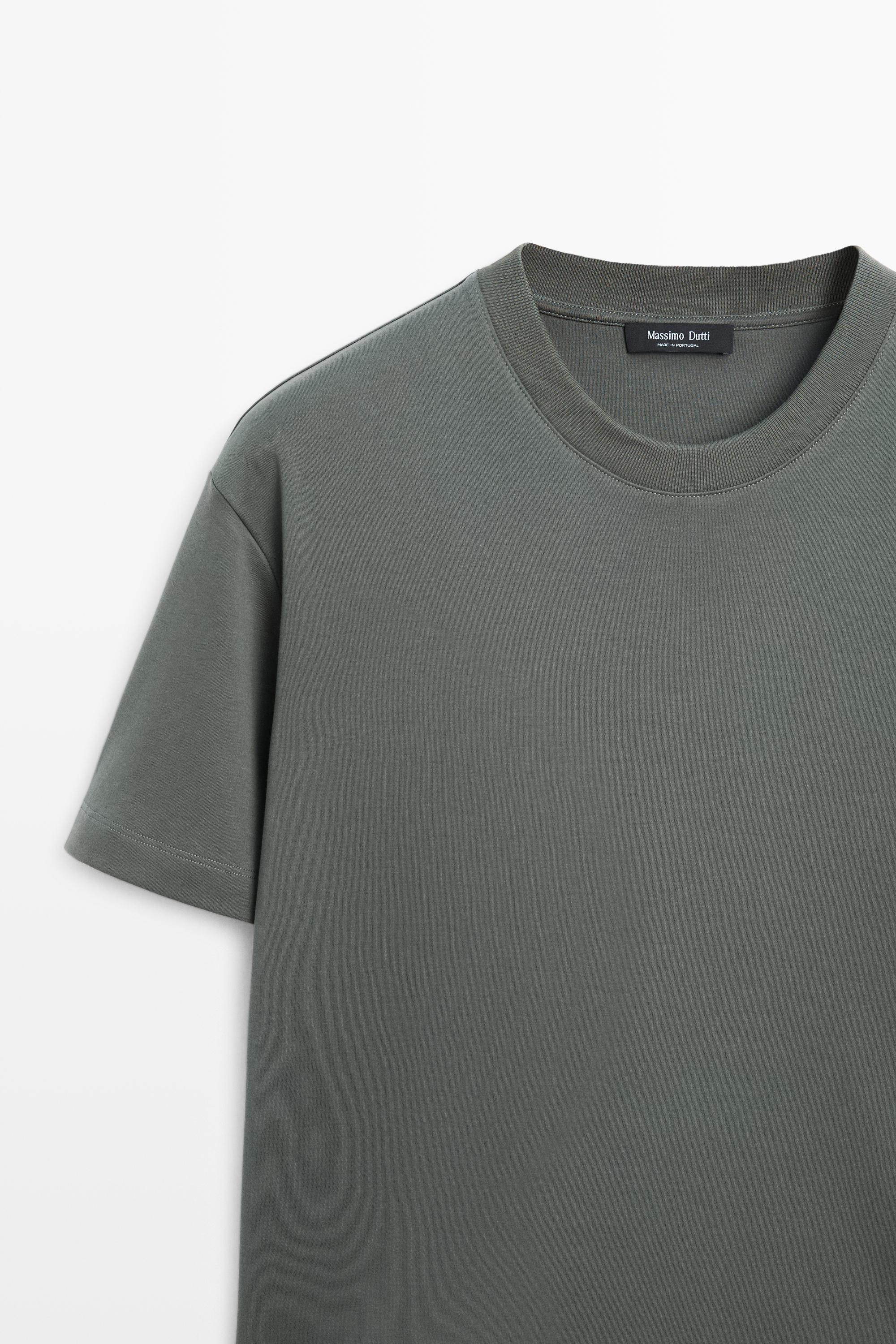 100% cotton short sleeve T-shirt — GREEN