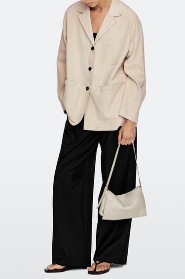 Nappa leather mini bag with stitch detail — Gold 5