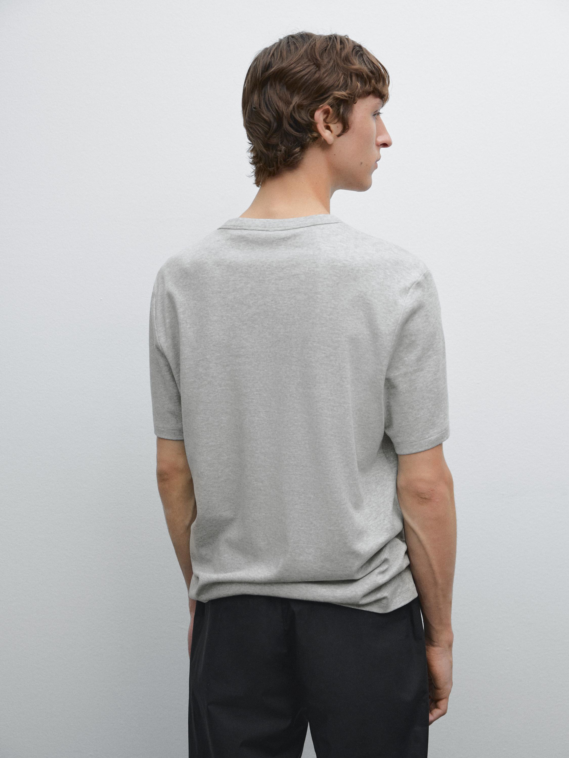 T-shirt à manches courtes 100&nbsp;% coton