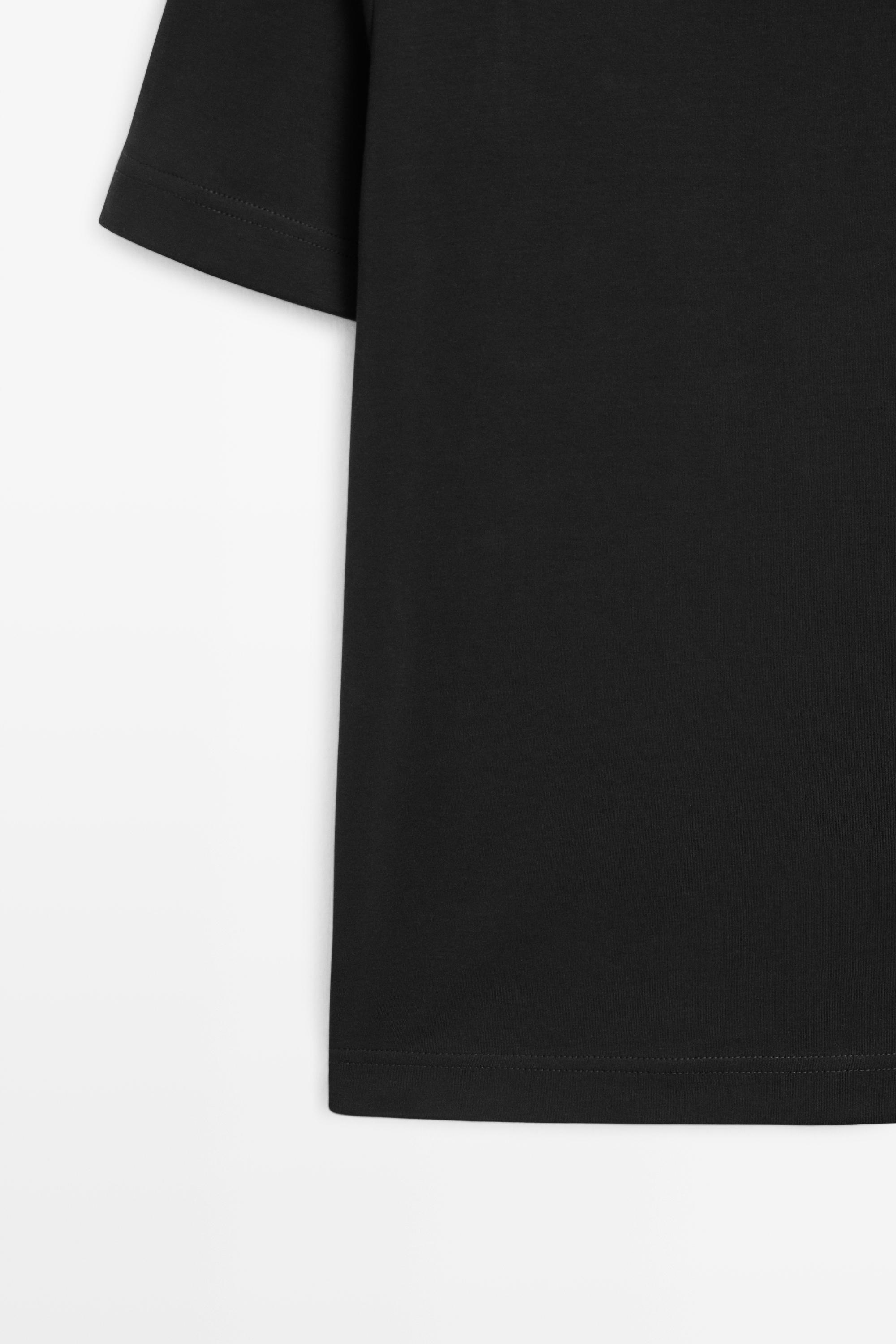 Short sleeve interlock T-shirt — BLACK