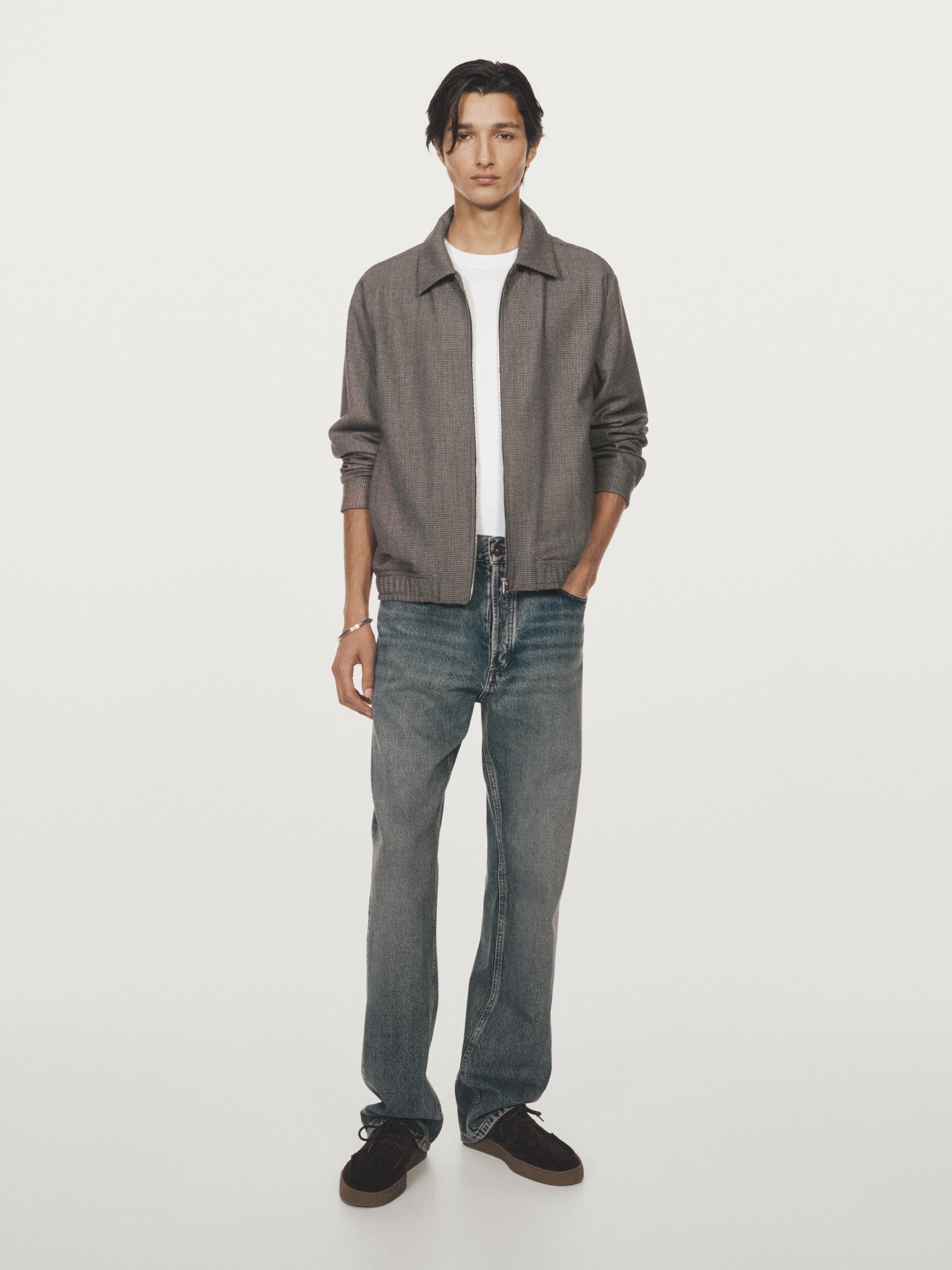 100% wool houndstooth jacket