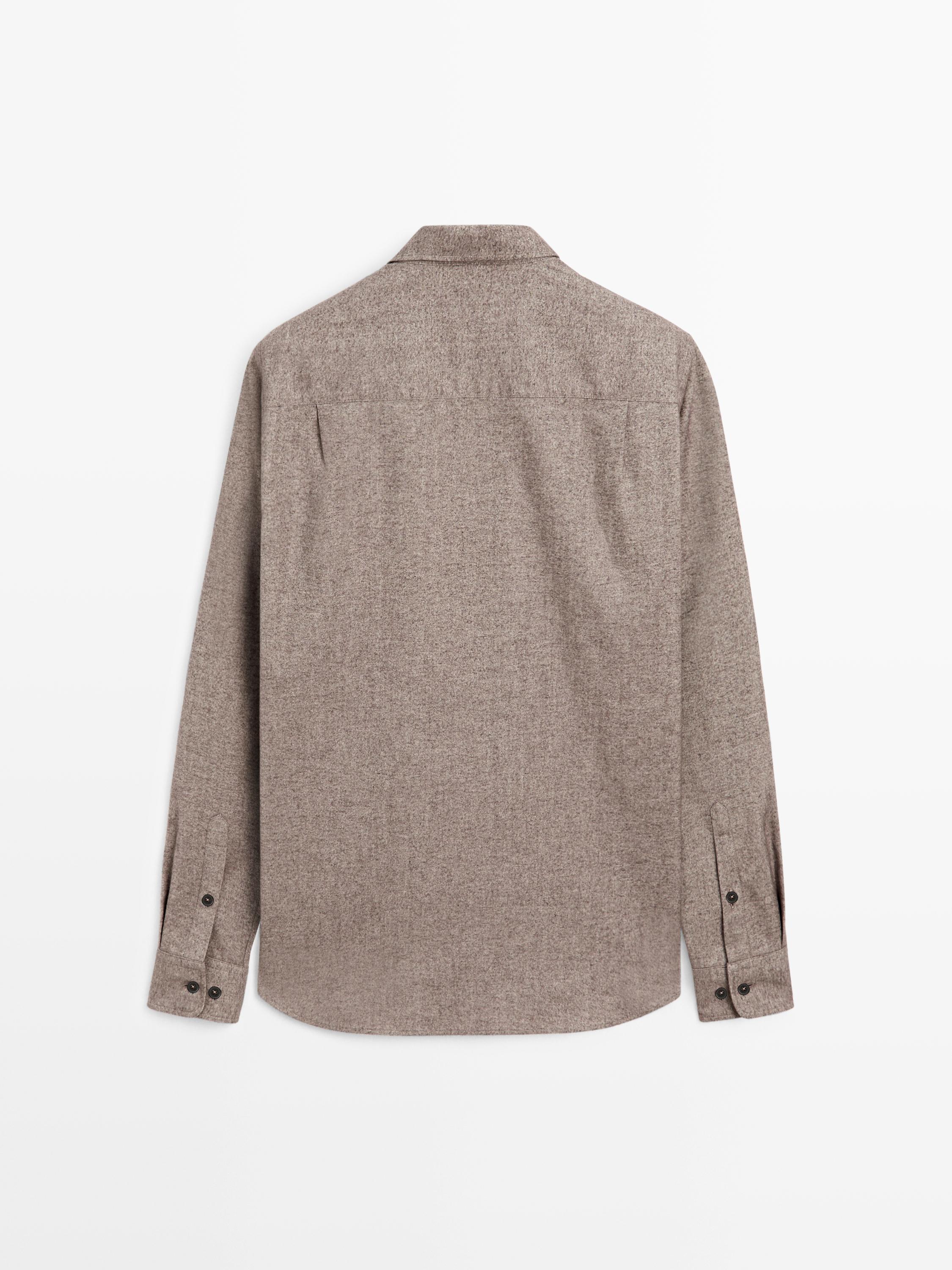 Surchemise chinée avec poche