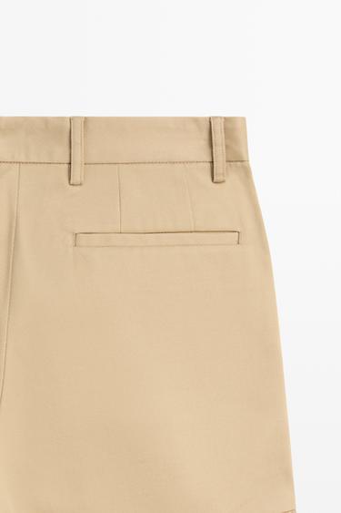 Cotton blend straight-leg pants — OCHRE 7
